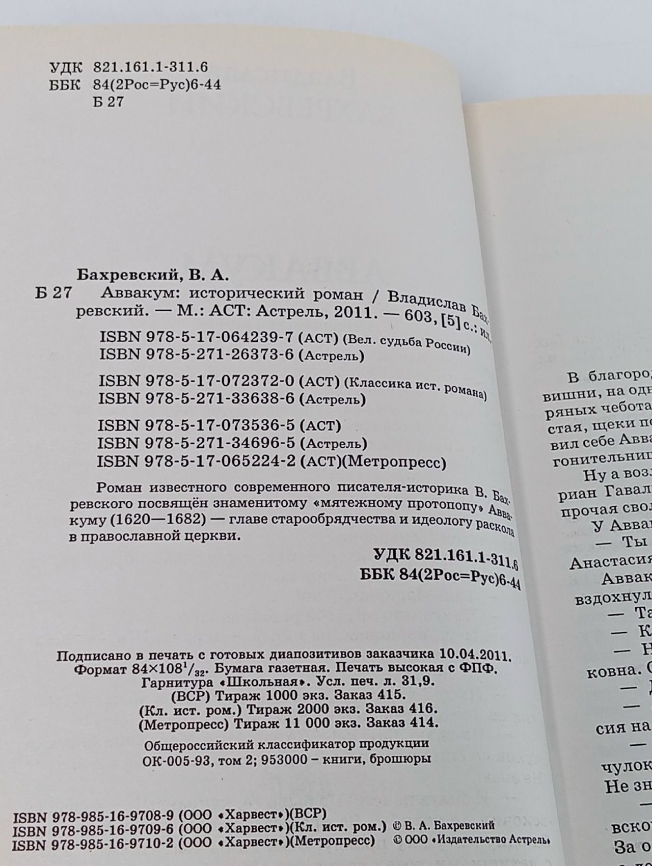 Аввакум. Владислав Бахревский Бахревский Владислав Анатольевич