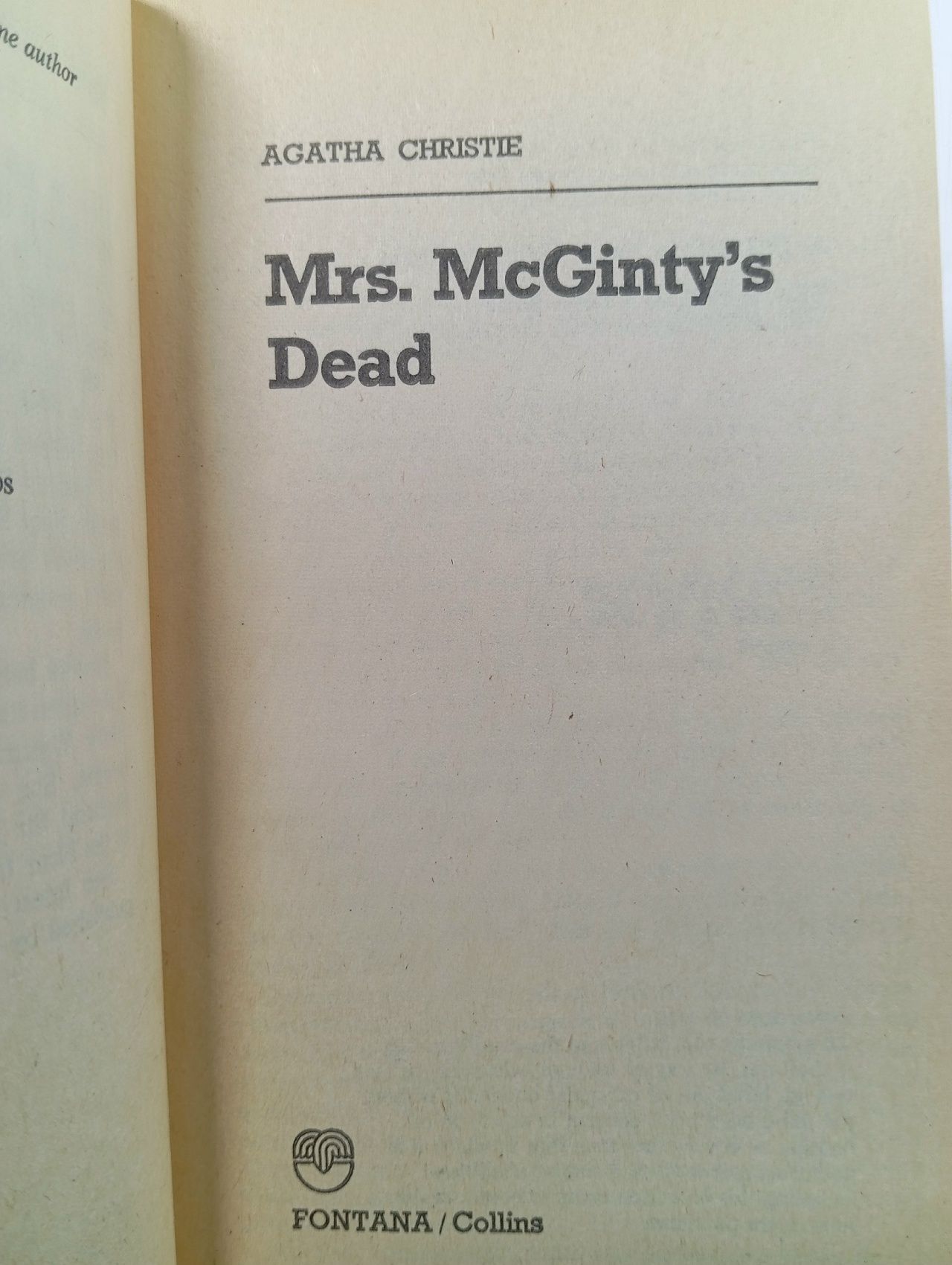 Agatha Christie: Mrs McGinty's Dead