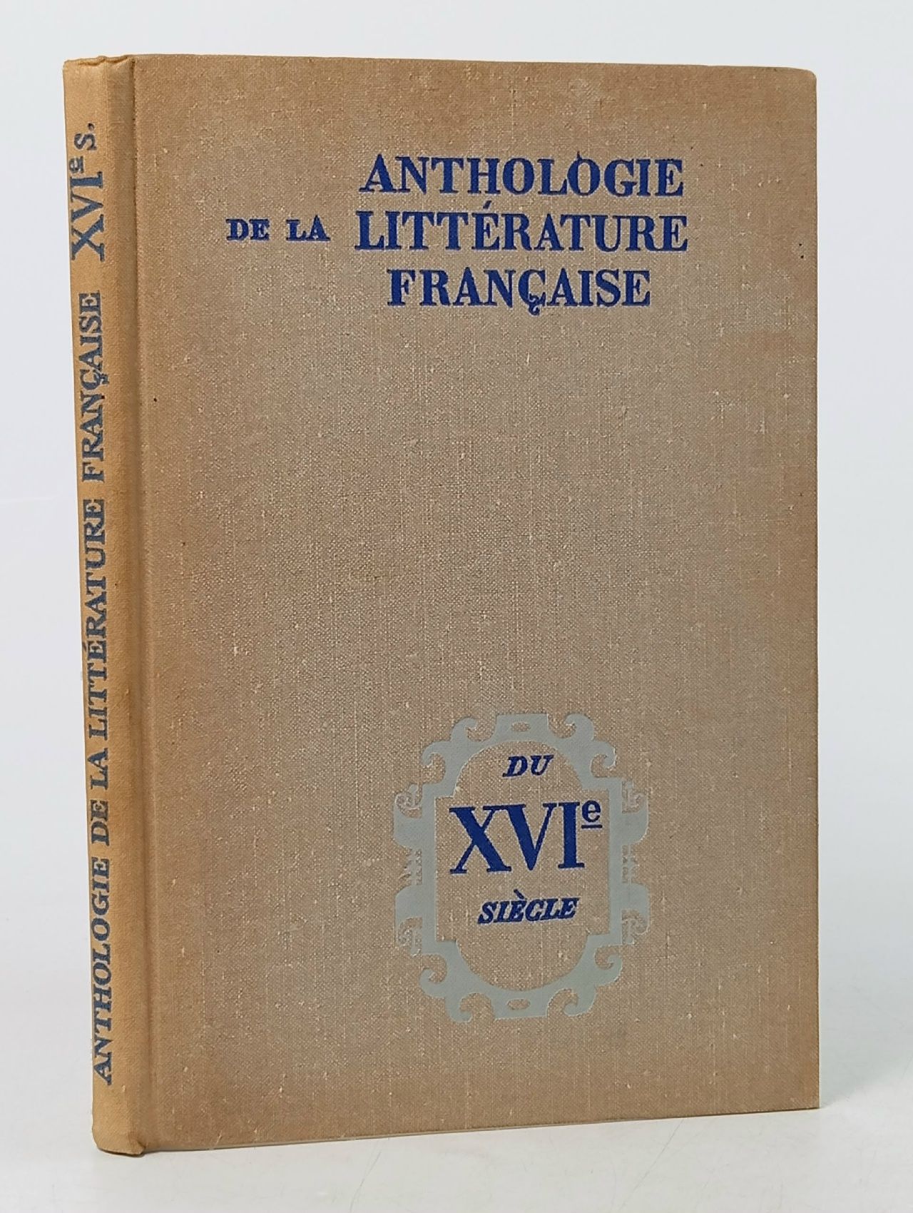 Обложка: Anthologie de la litterature francaise du XVI-e siecle