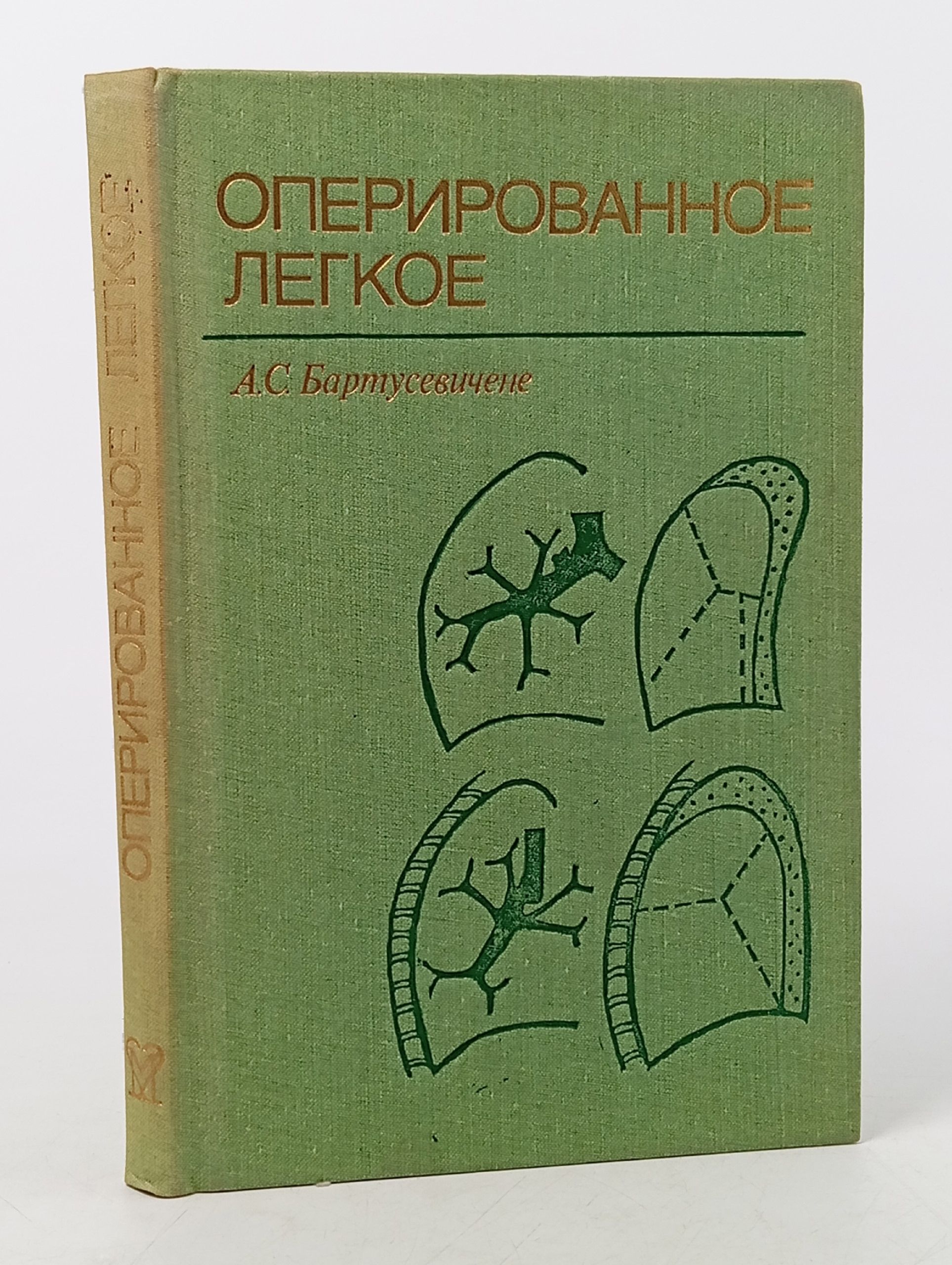 Обложка: Оперированное легкое: клинико-рентгенологическое исследование Бартусевичене Алдона Стасевна