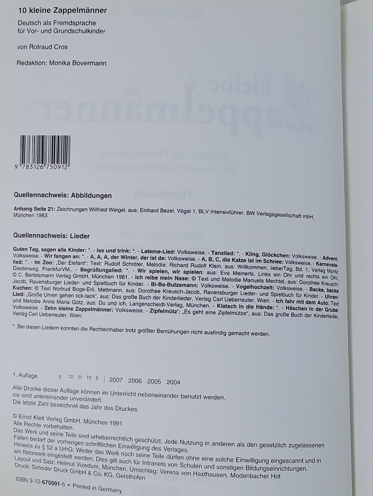 10 kleine Zappelmаnner