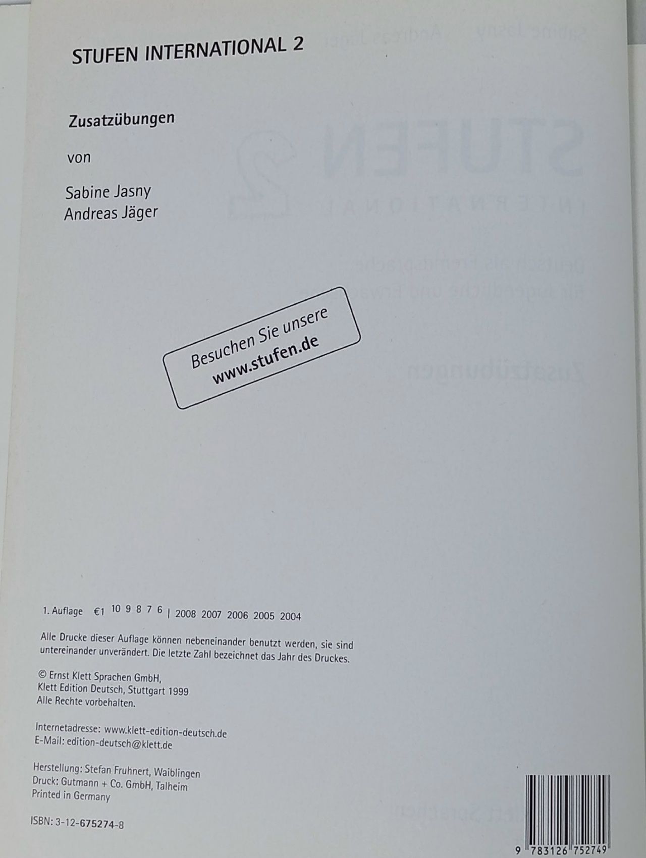 Stufen International 2