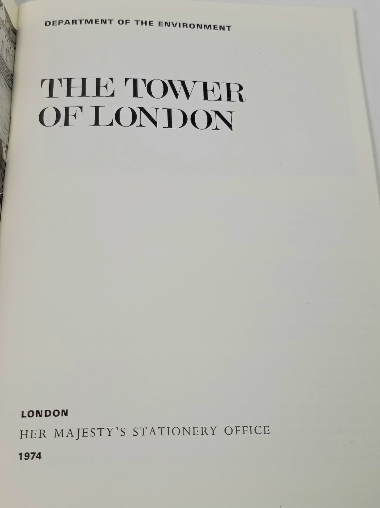 The Tower of London: Department of the Environment Official Guide