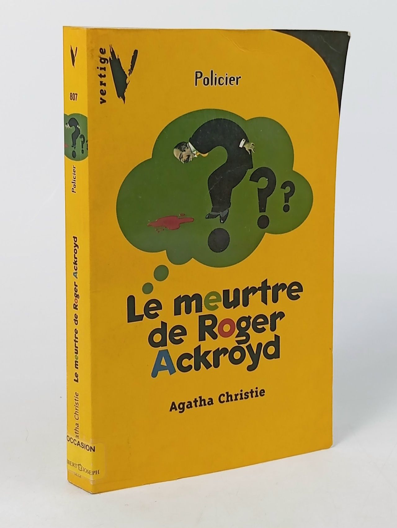 Обложка: Le meurtre de Roger Ackroyd