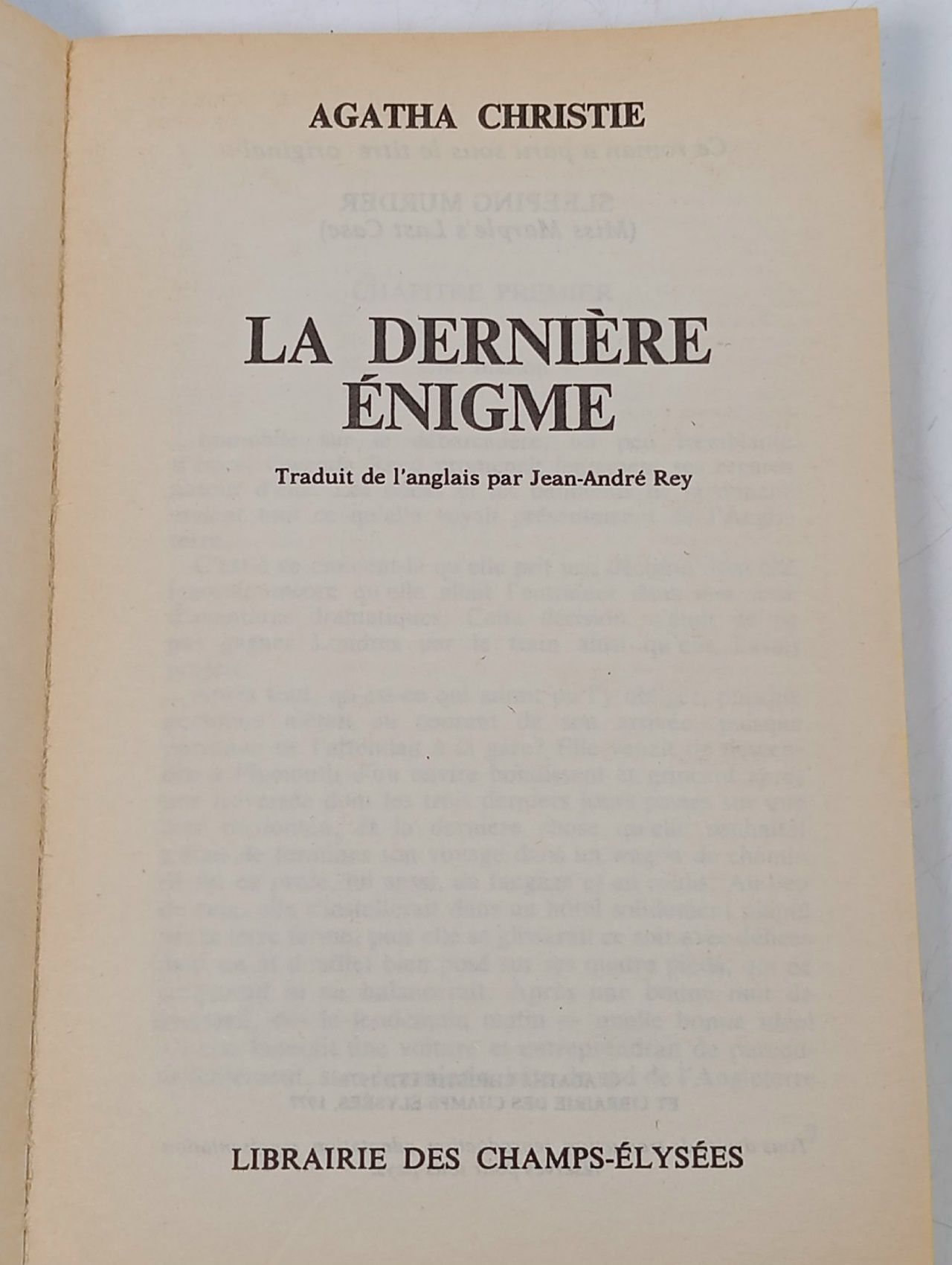 La Derniеre Еnigme