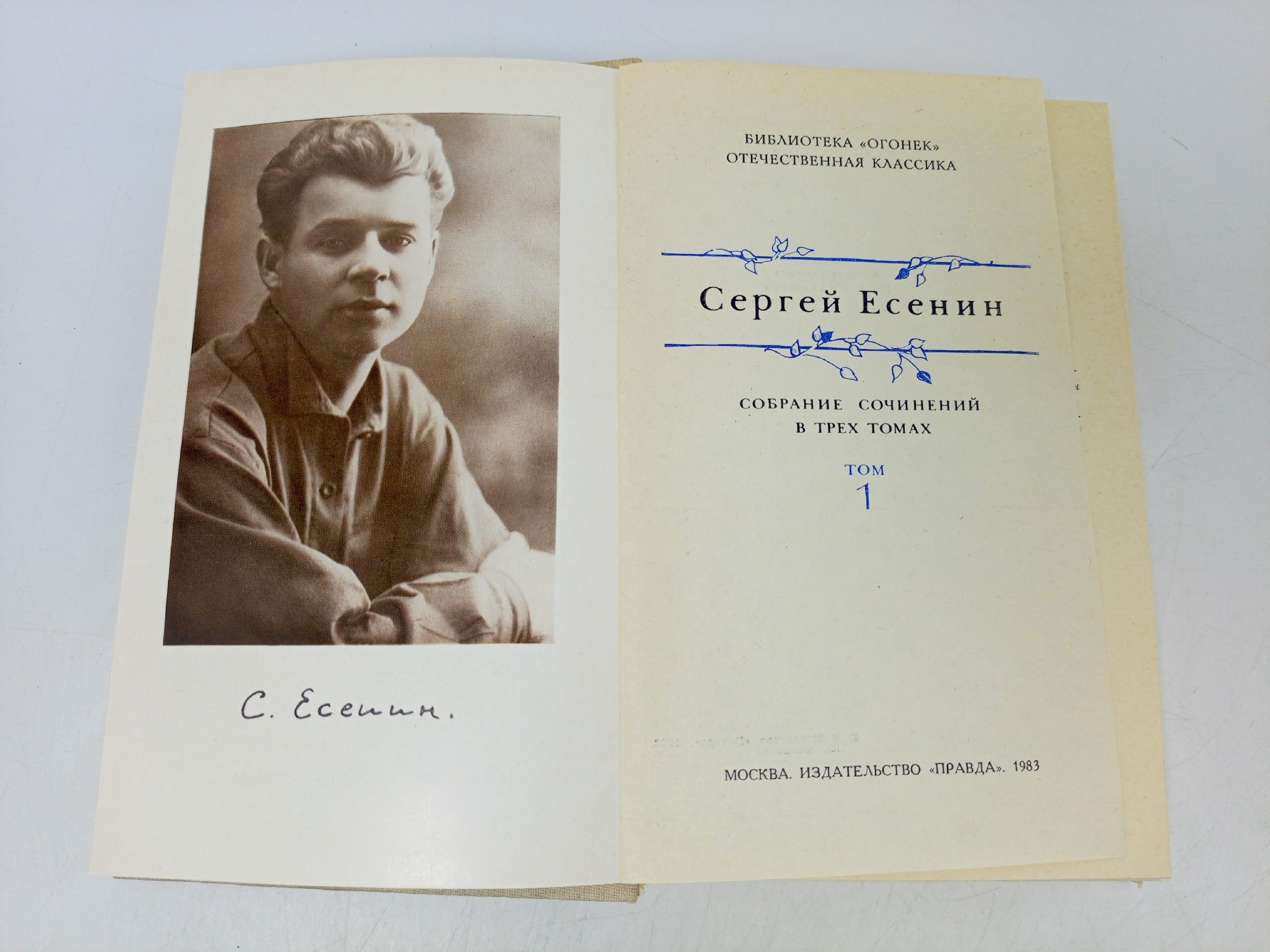 Сергей Есенин. Собрание сочинений в 3 томах. Том 1
