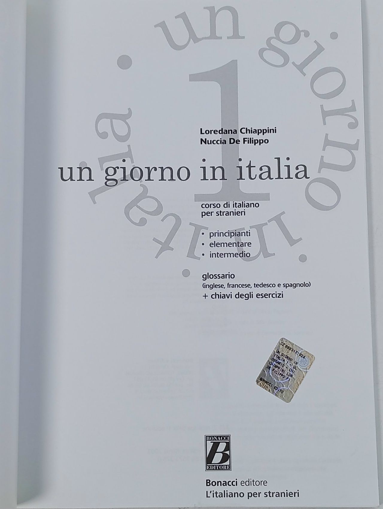 Un giorno in Italia 1: Corso di italiano per stranieri