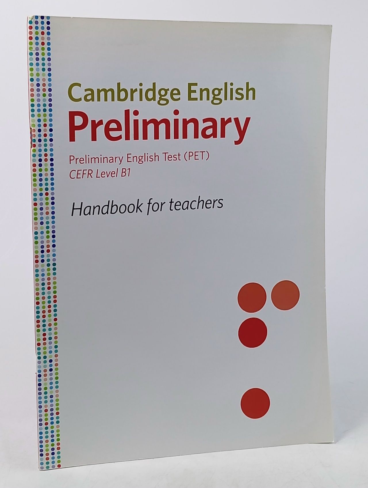 Обложка: Cambridge English Preliminary: Handbook for teachers