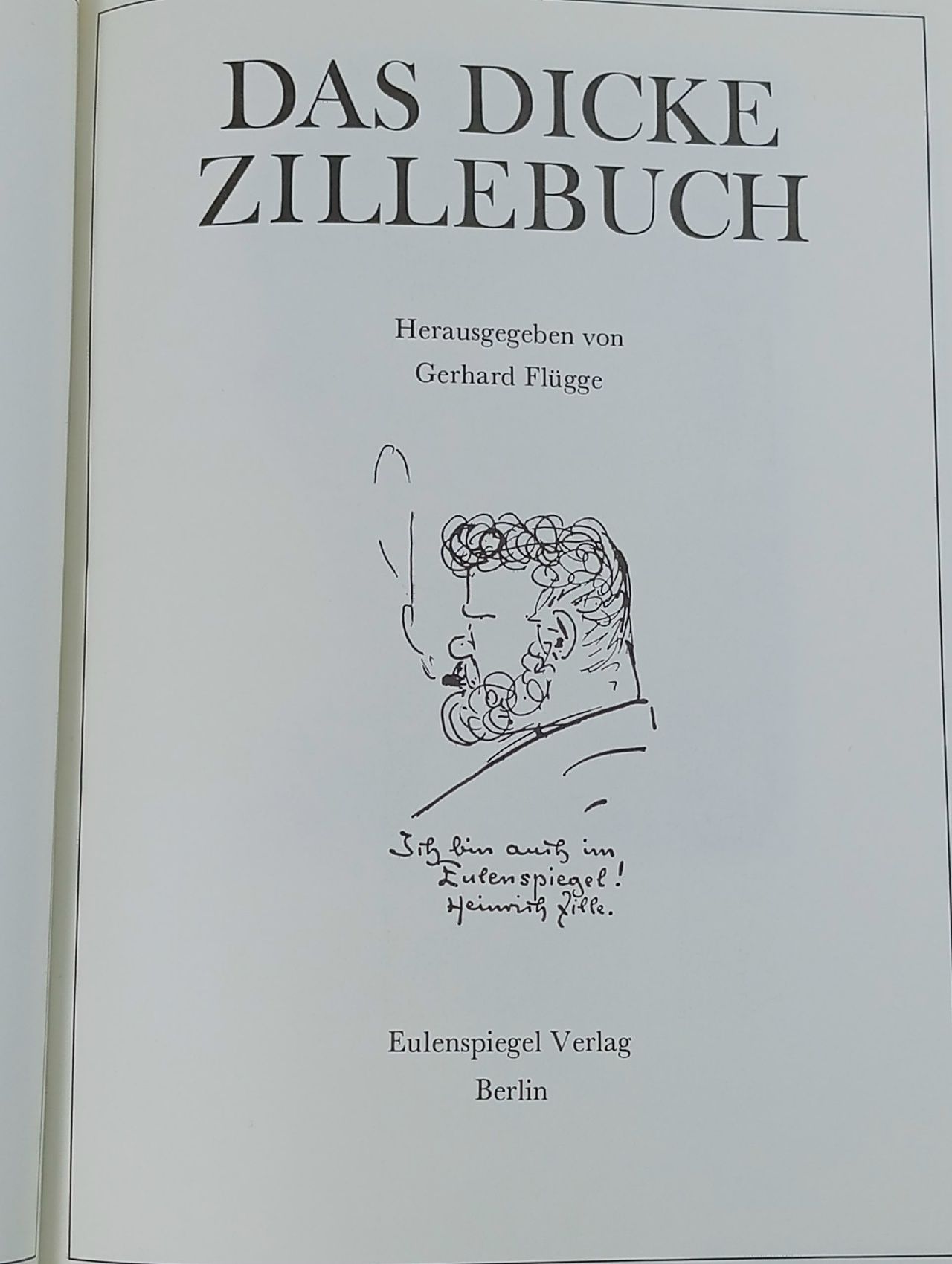 Das Dicke Zille Buch. Собрание рисунков немецкого графика Цилле. Издание 1971 года