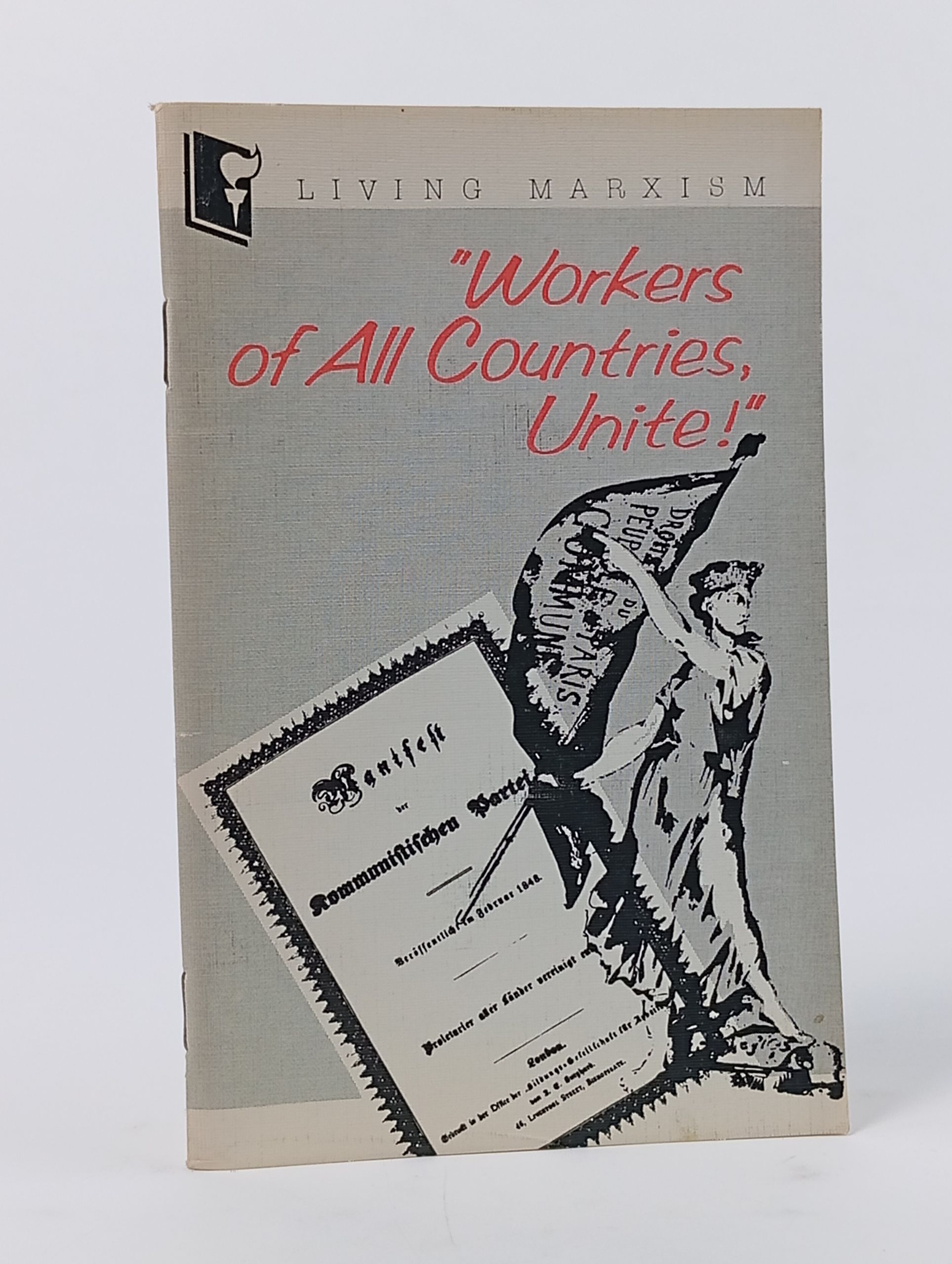 Обложка: "Workers of All Countries, Unite!" (Пролетарии всех стран, соединяйтесь!)