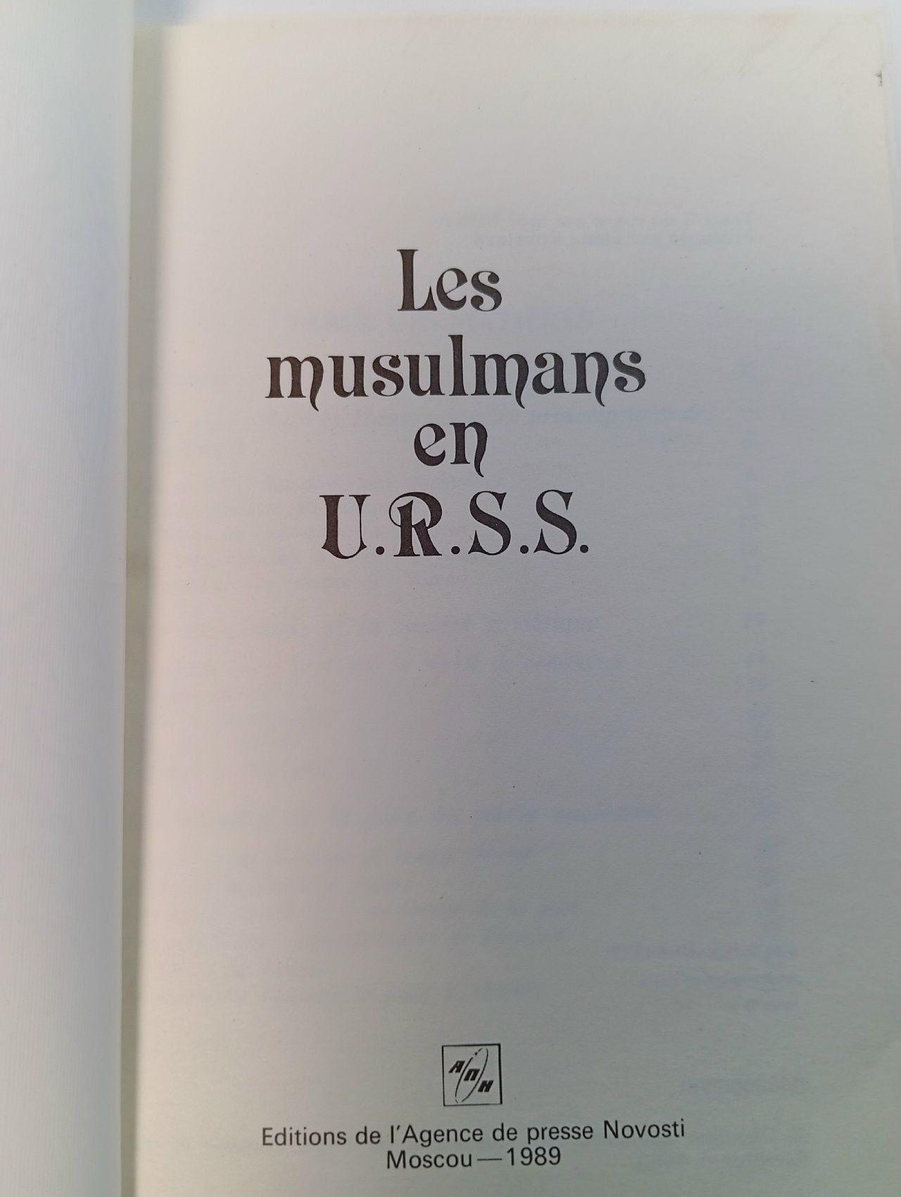 Les musulmans en U.R.S.S.