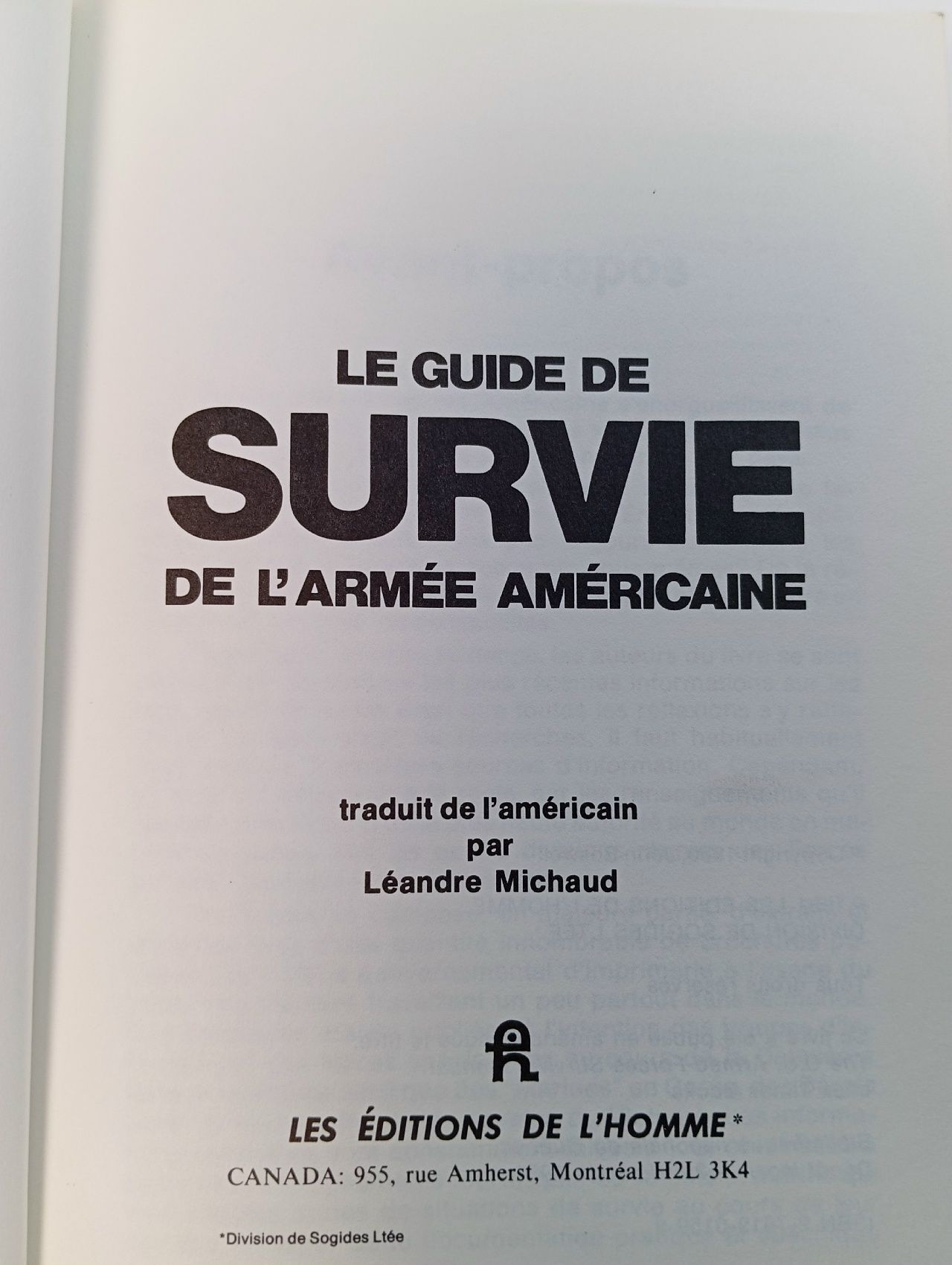 Le Guide de survie de l'arm e am ricaine
