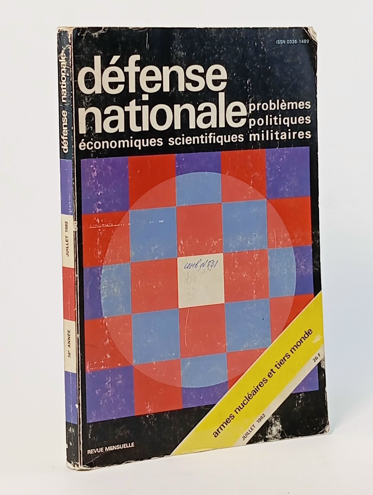 Обложка: "Dеfense nationale" июль 1982 года.