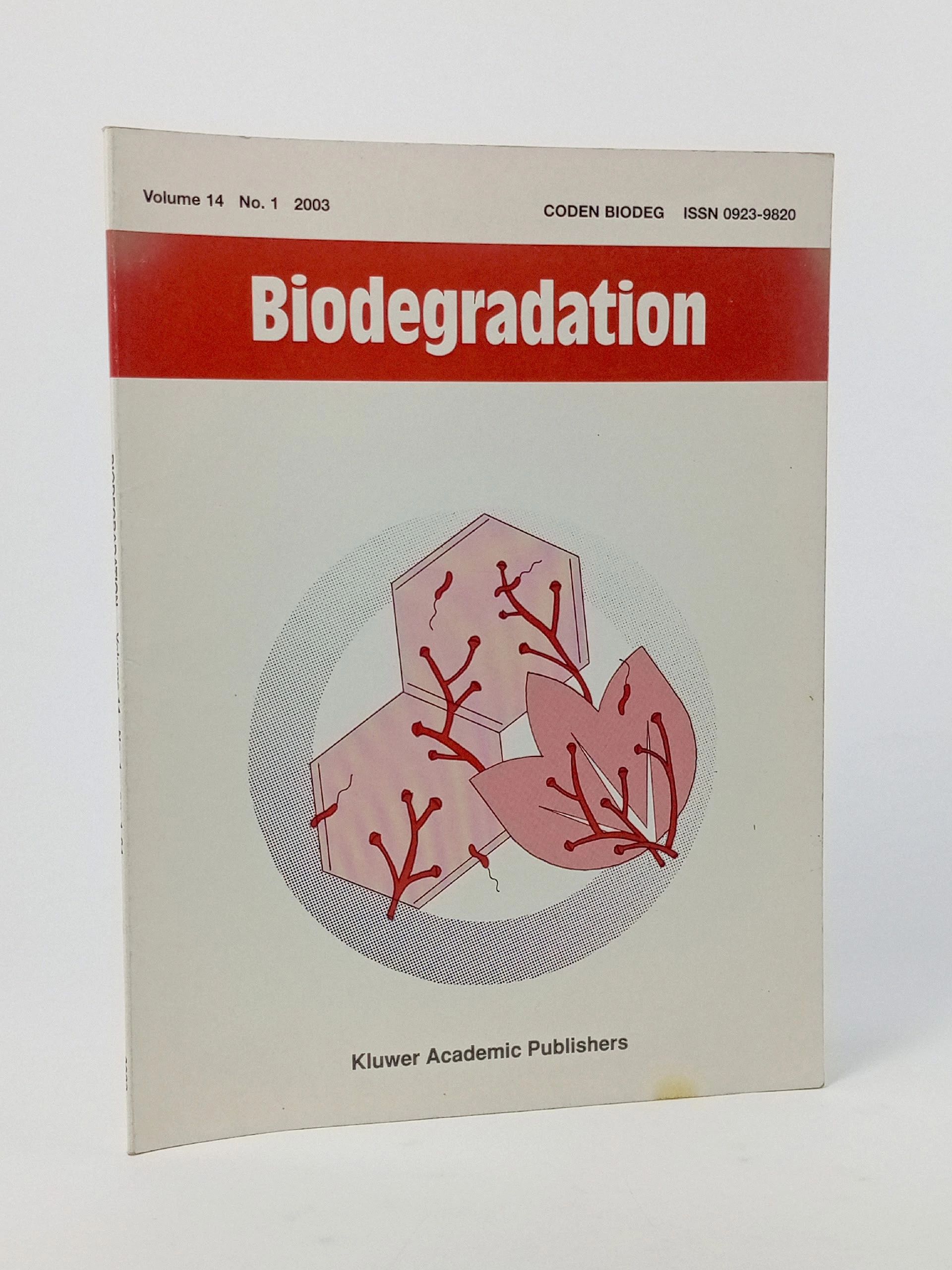 Обложка: Biodegradation (Том 14, № 1, 2003 г)