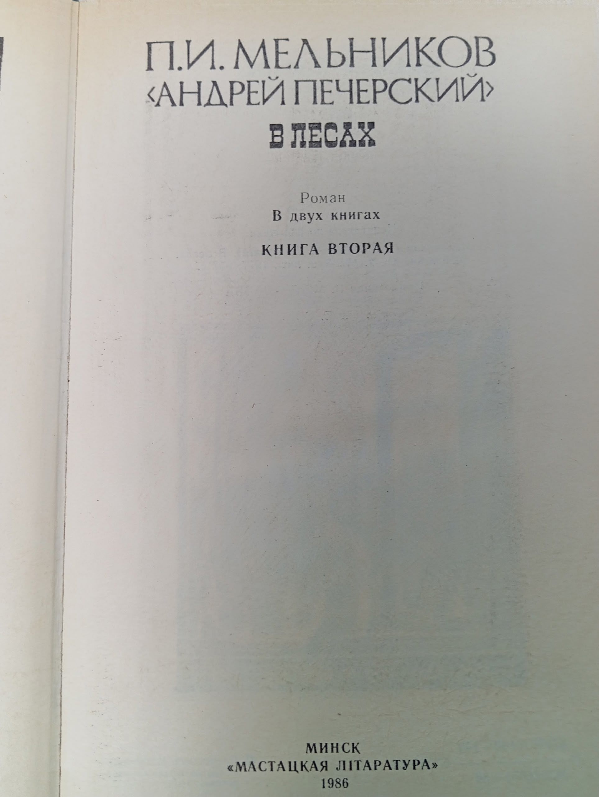 В лесах. В 2 книгах. Книга 2