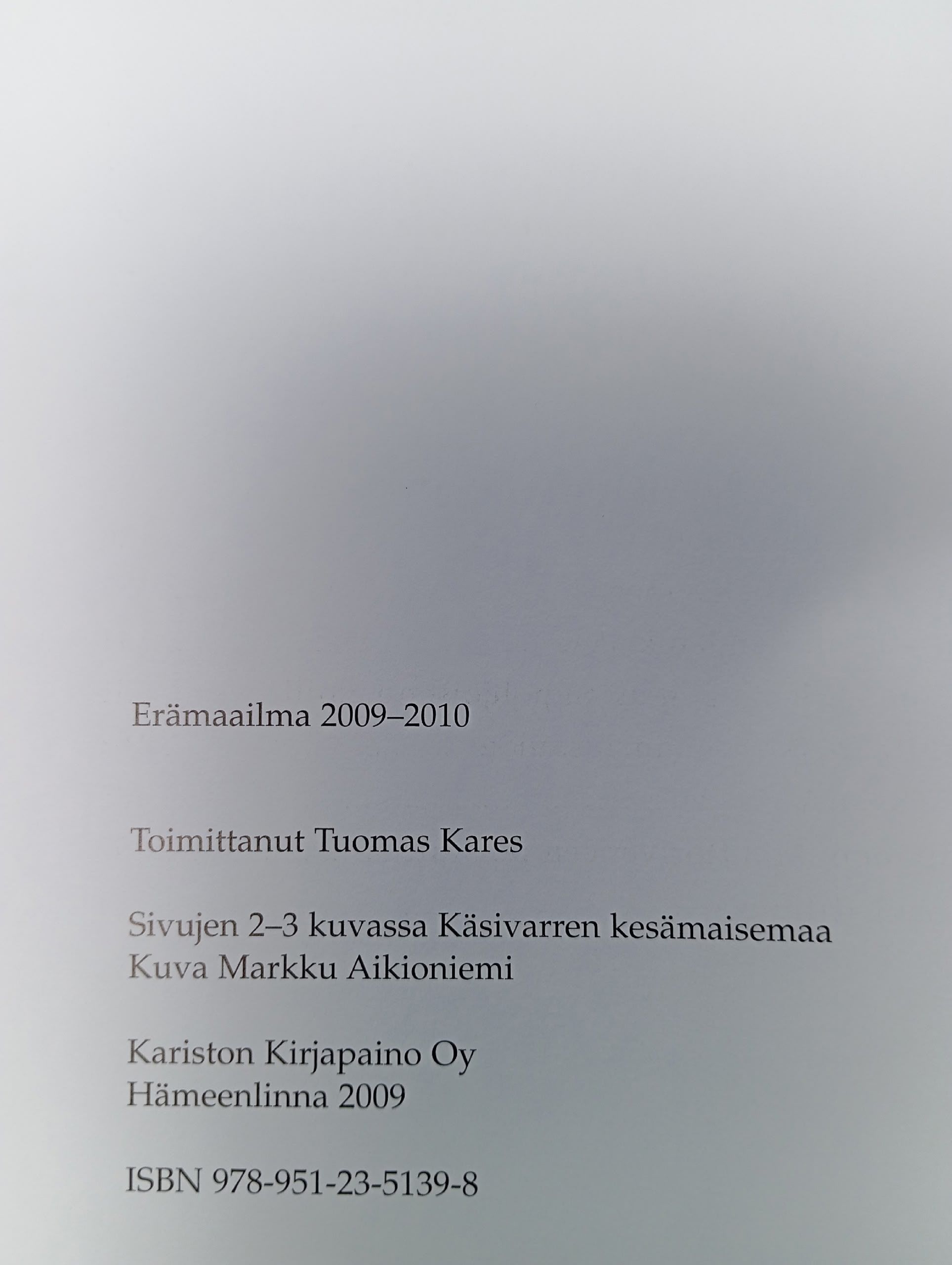 Eramaailma 2009-2010