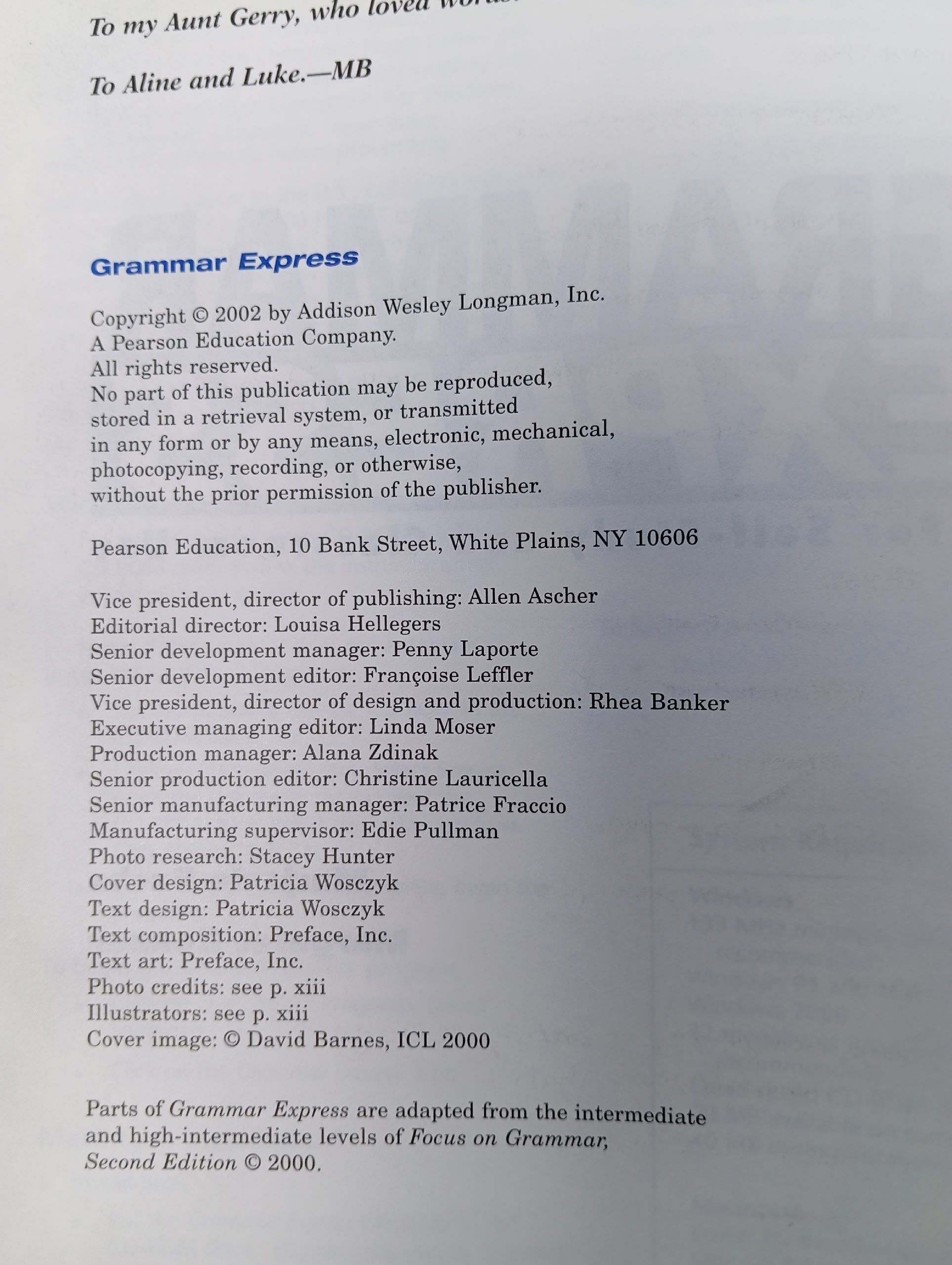 Grammar express intermediate with answer key