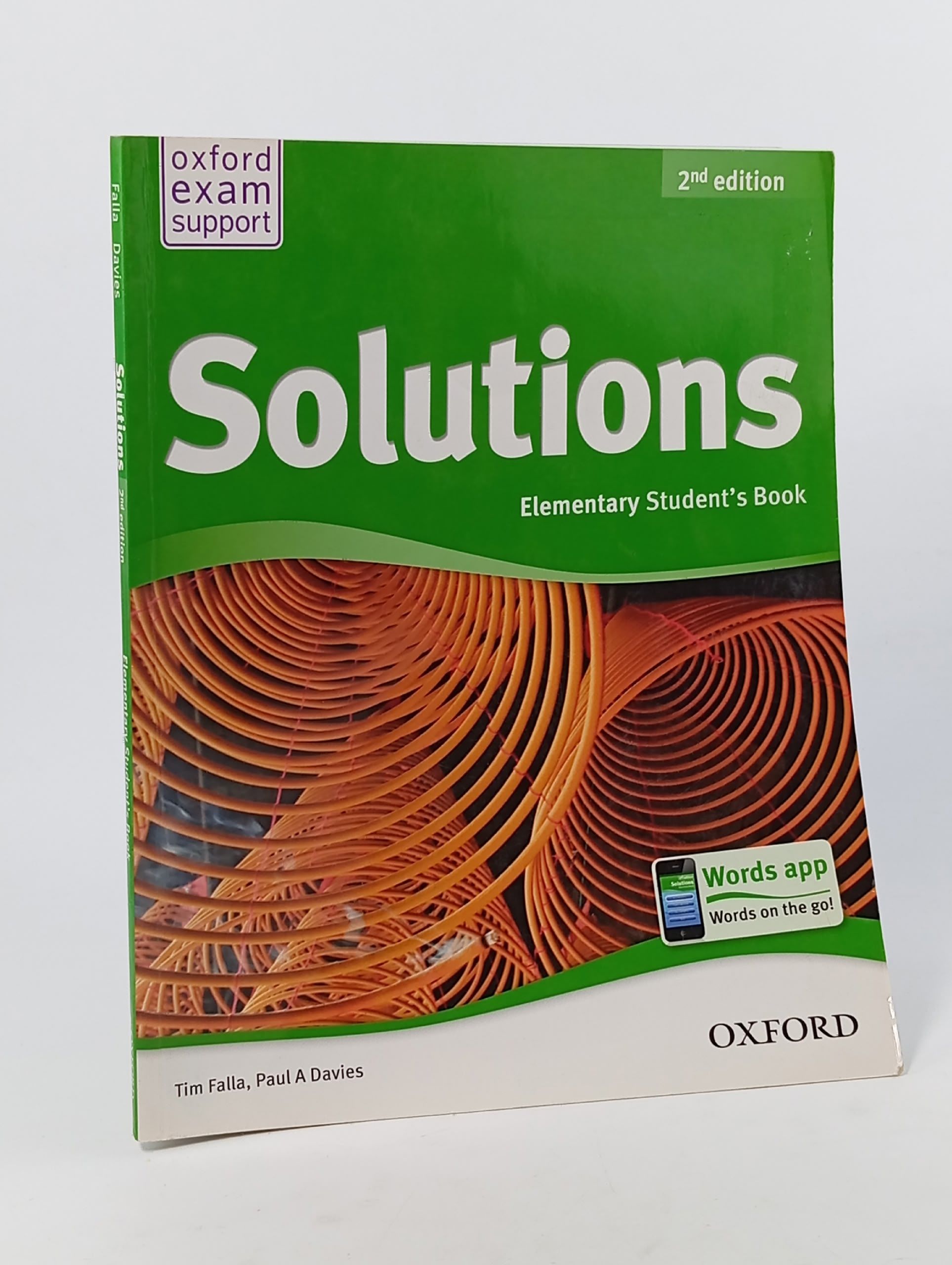 Обложка: Solutions Second Edition Elementary Student Book