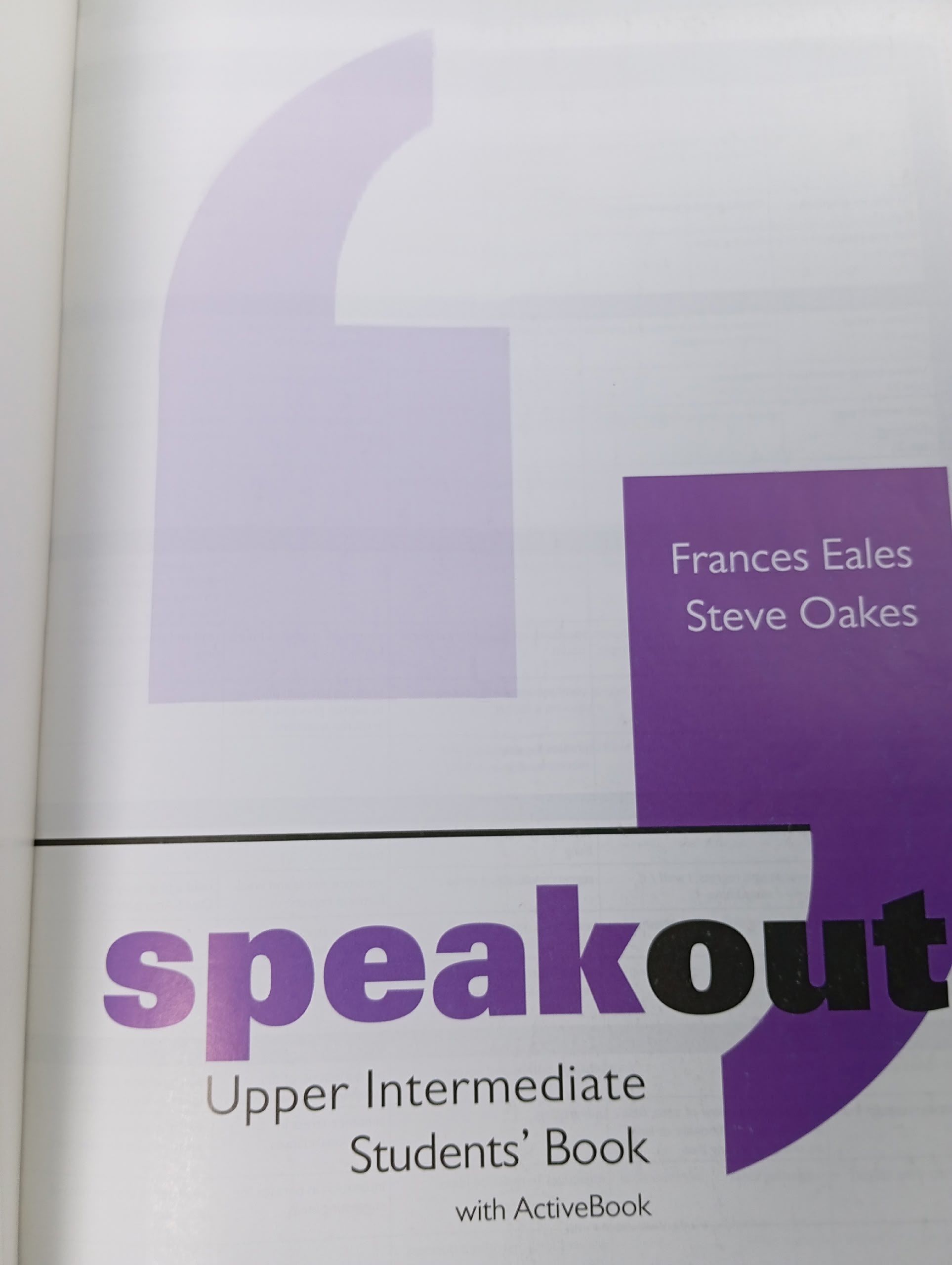 Speakout Upper Intermediate.