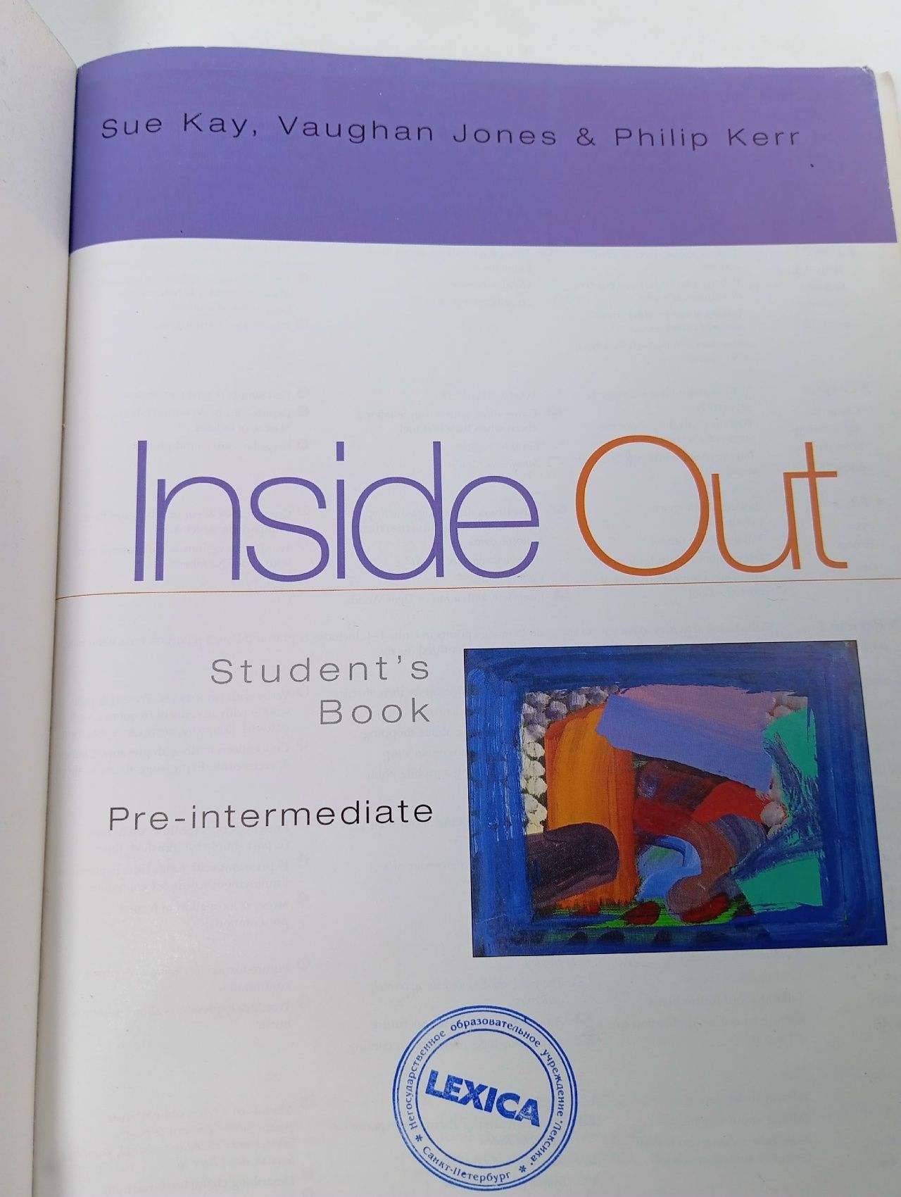 Inside Out Pre-intermediate Student's Book
