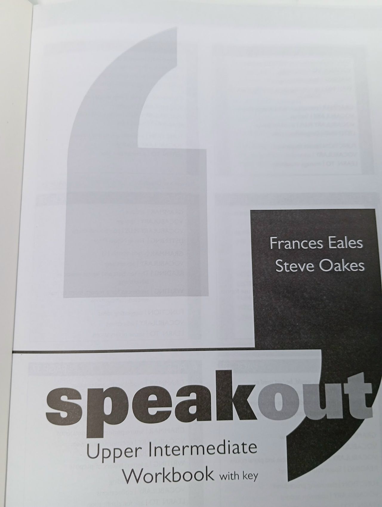 Рабочая тетрадь Speakout Upper Intermediate