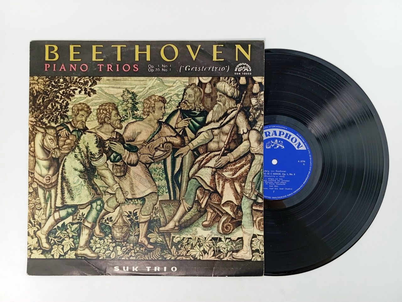 Обложка: Виниловая пластинка Бетховен трио для фортепиано Beethoven Piano Trios