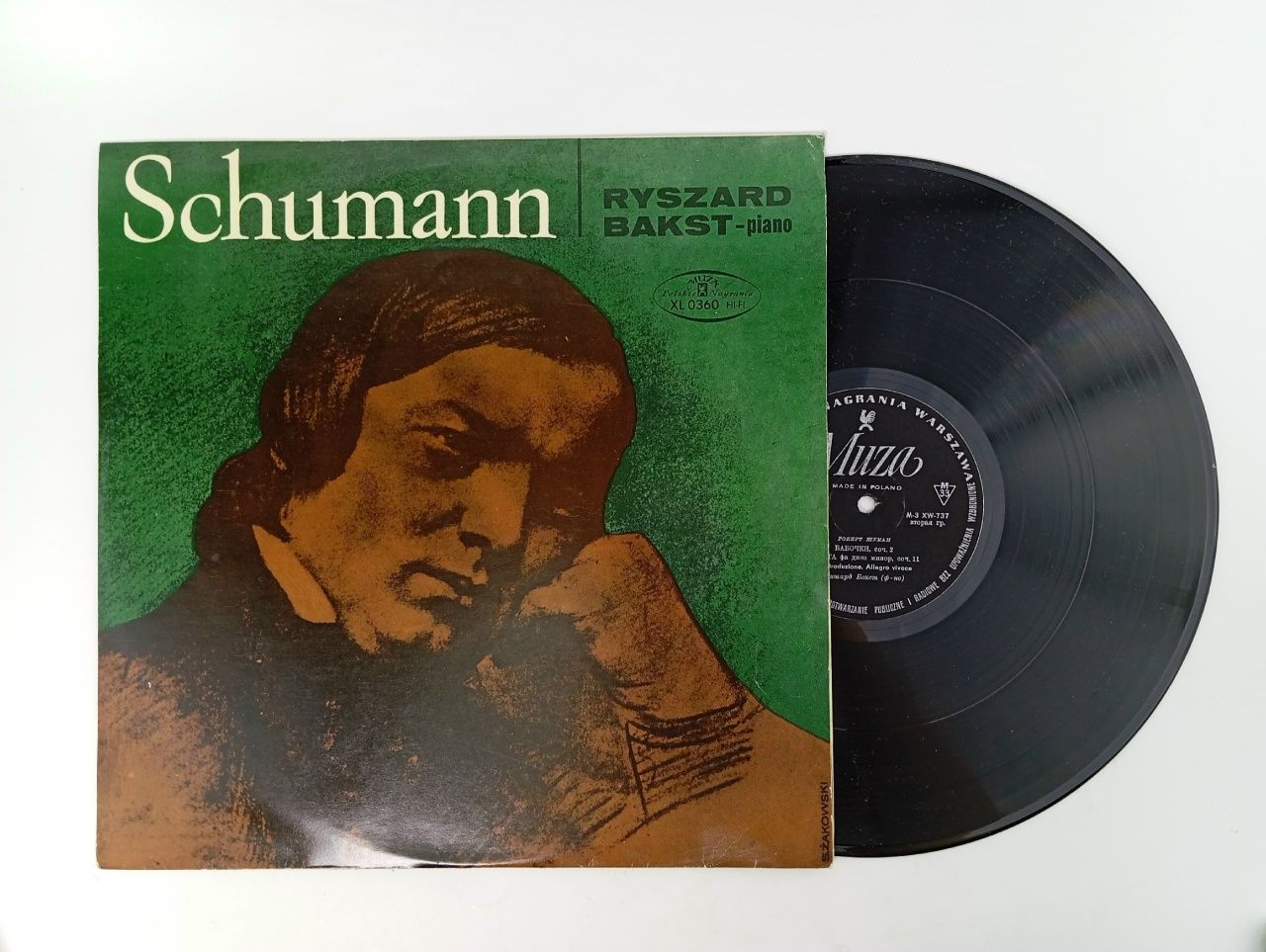 Обложка: Robert Schumann. Виниловая пластинка