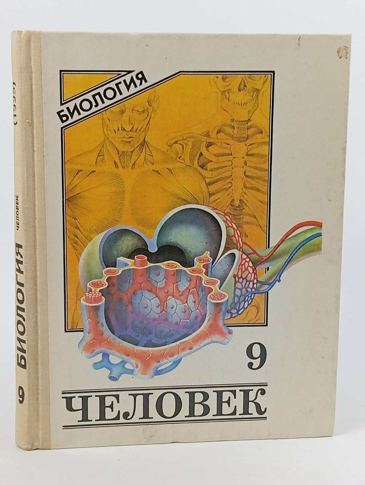 Обложка: "Биология: Человек". 9 класс