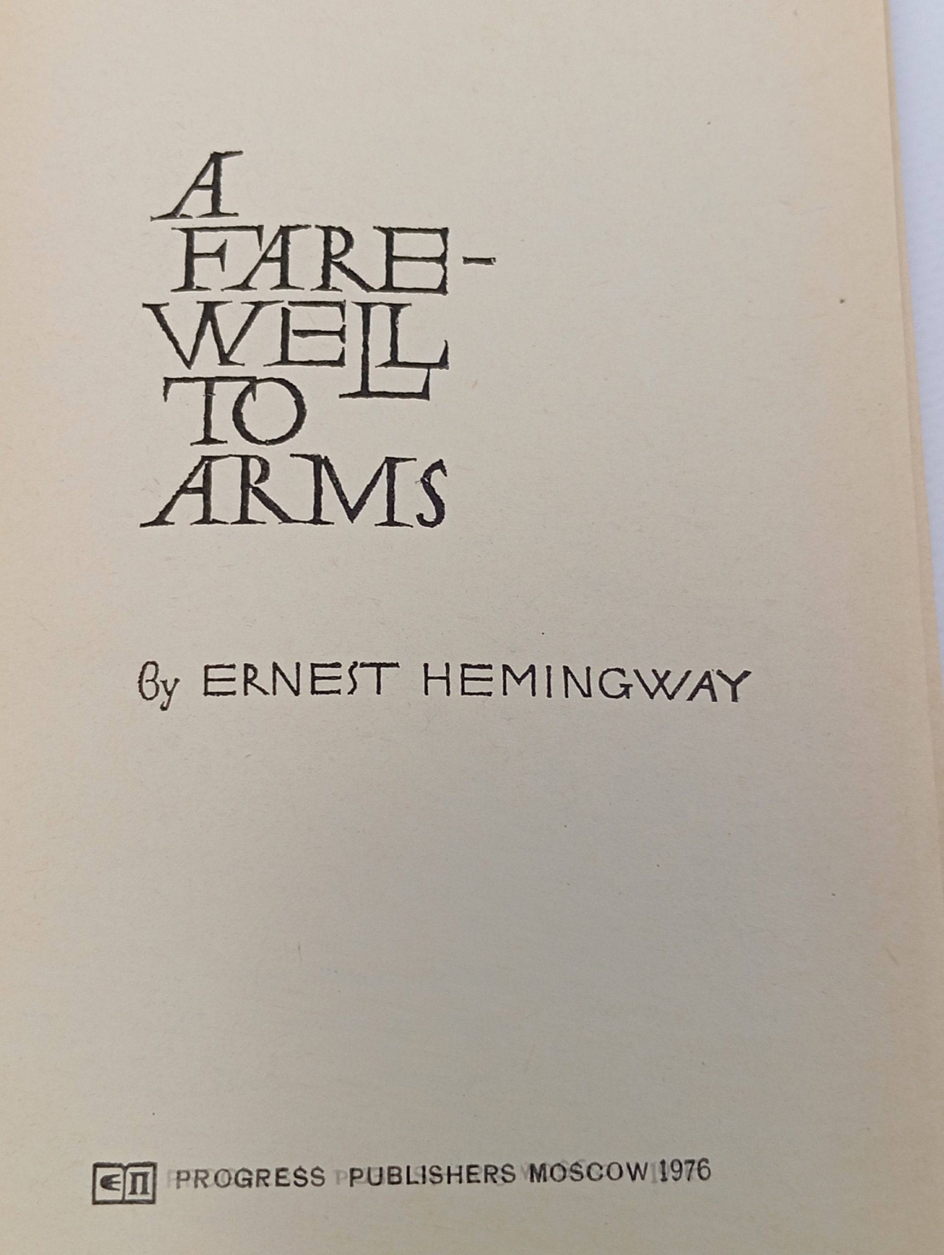 A Farewell to Arms