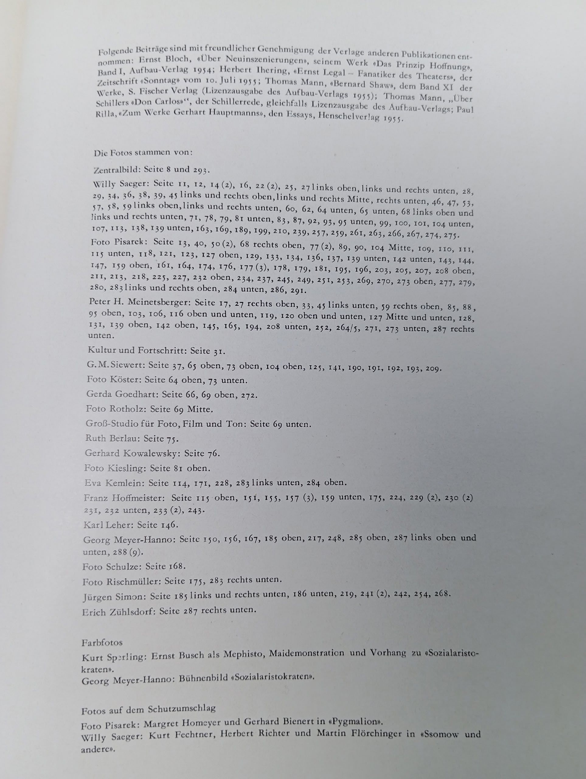 Deutsches Theater. Bericht ber 10 Jahre