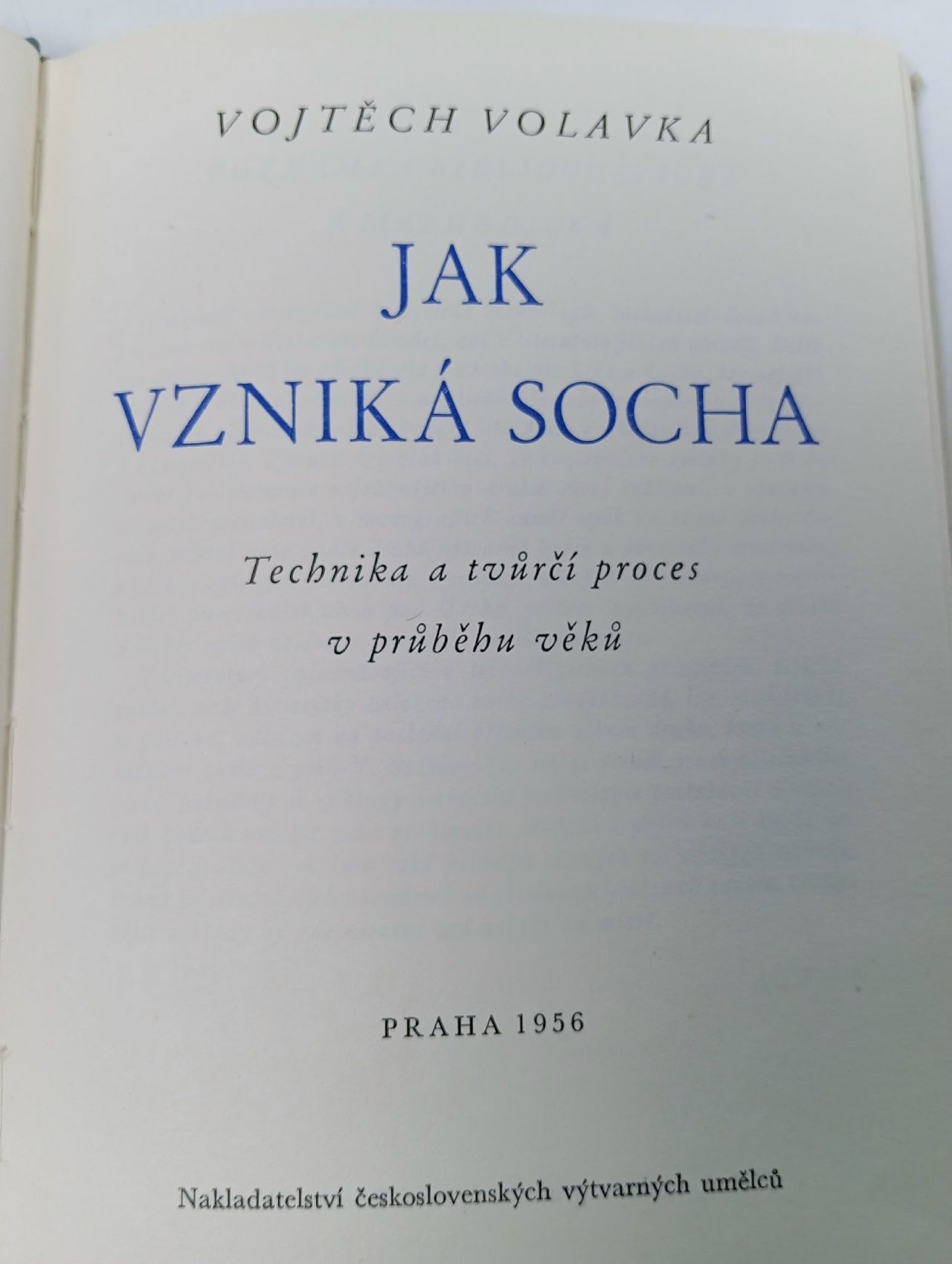 Как создается скульптура (чеш. Jak vznikа socha)