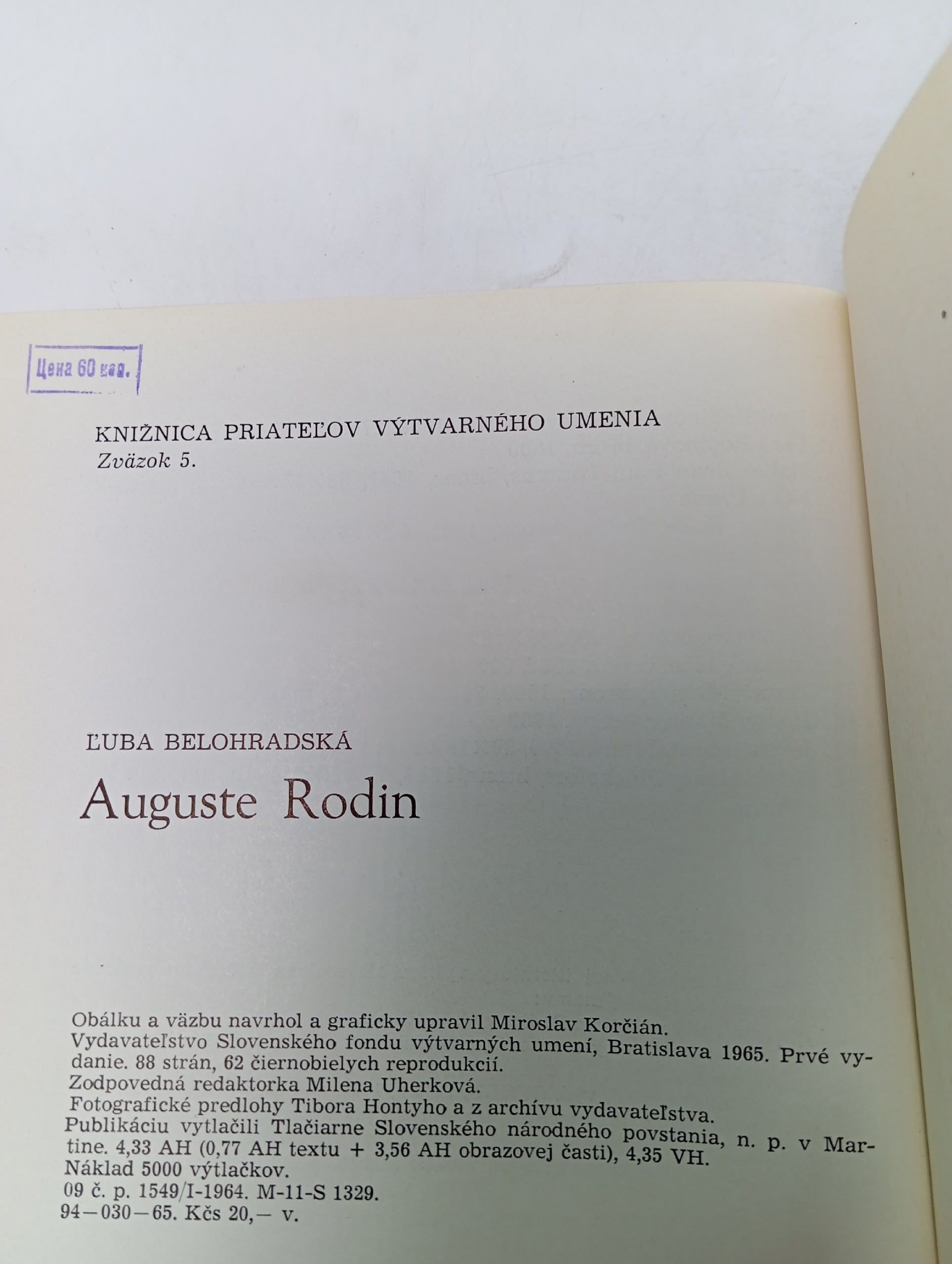 Auguste Rodin Belohradska Luba