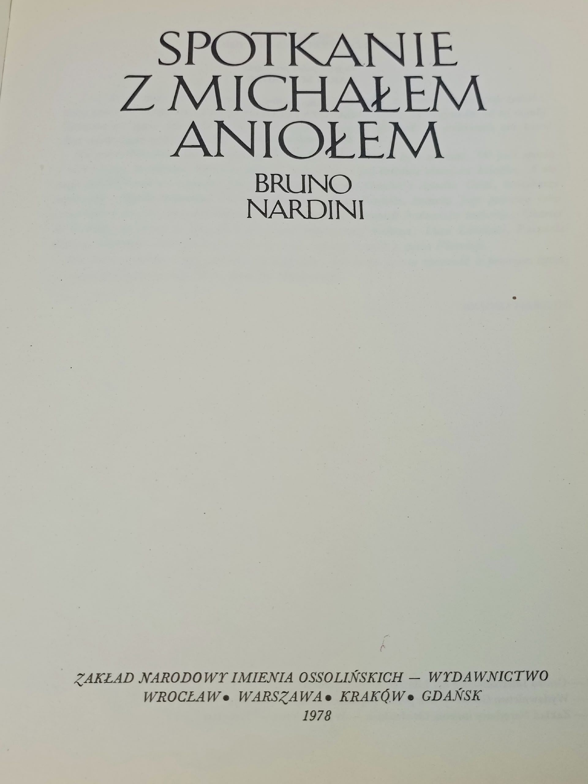 Spotkanie Z Michalem aniolem.
