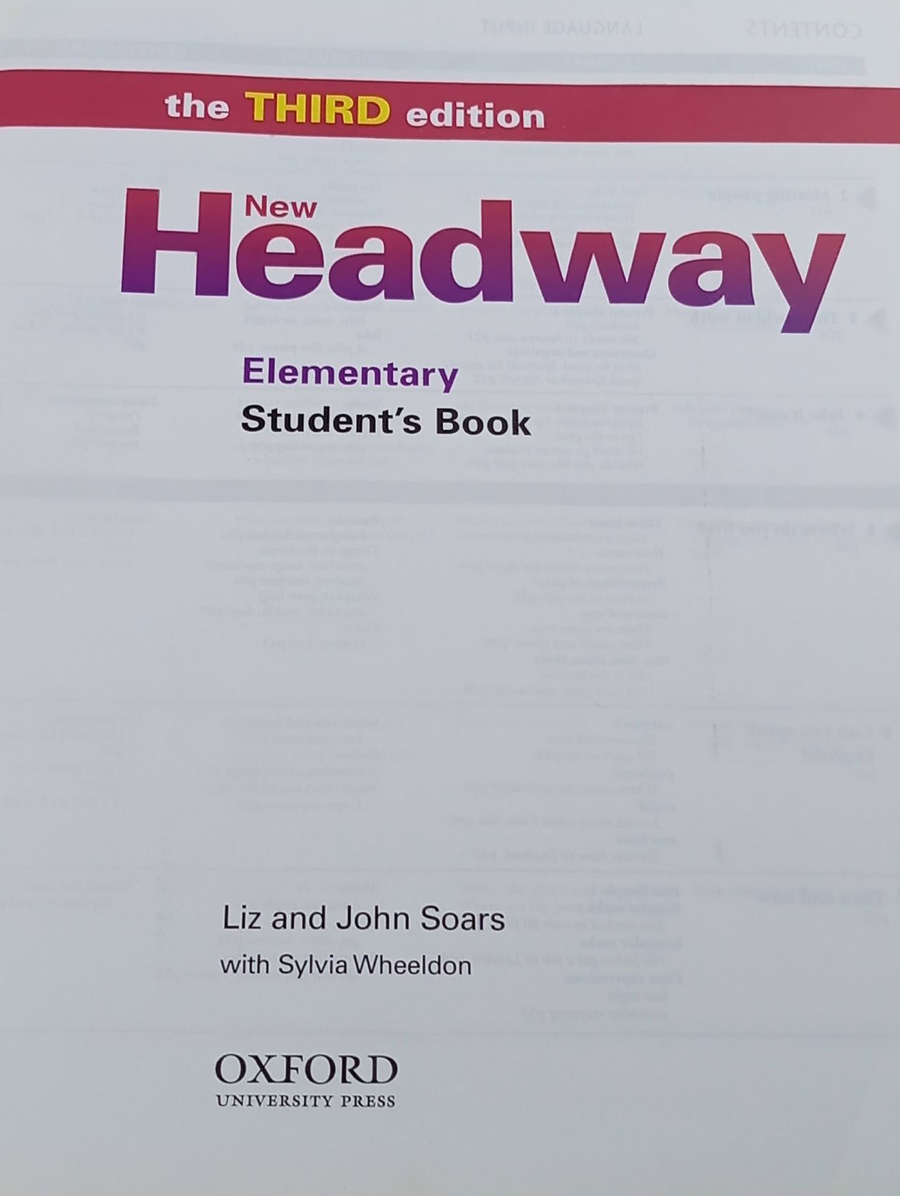 New Headway Elementary Student's Book (Third Edition)
