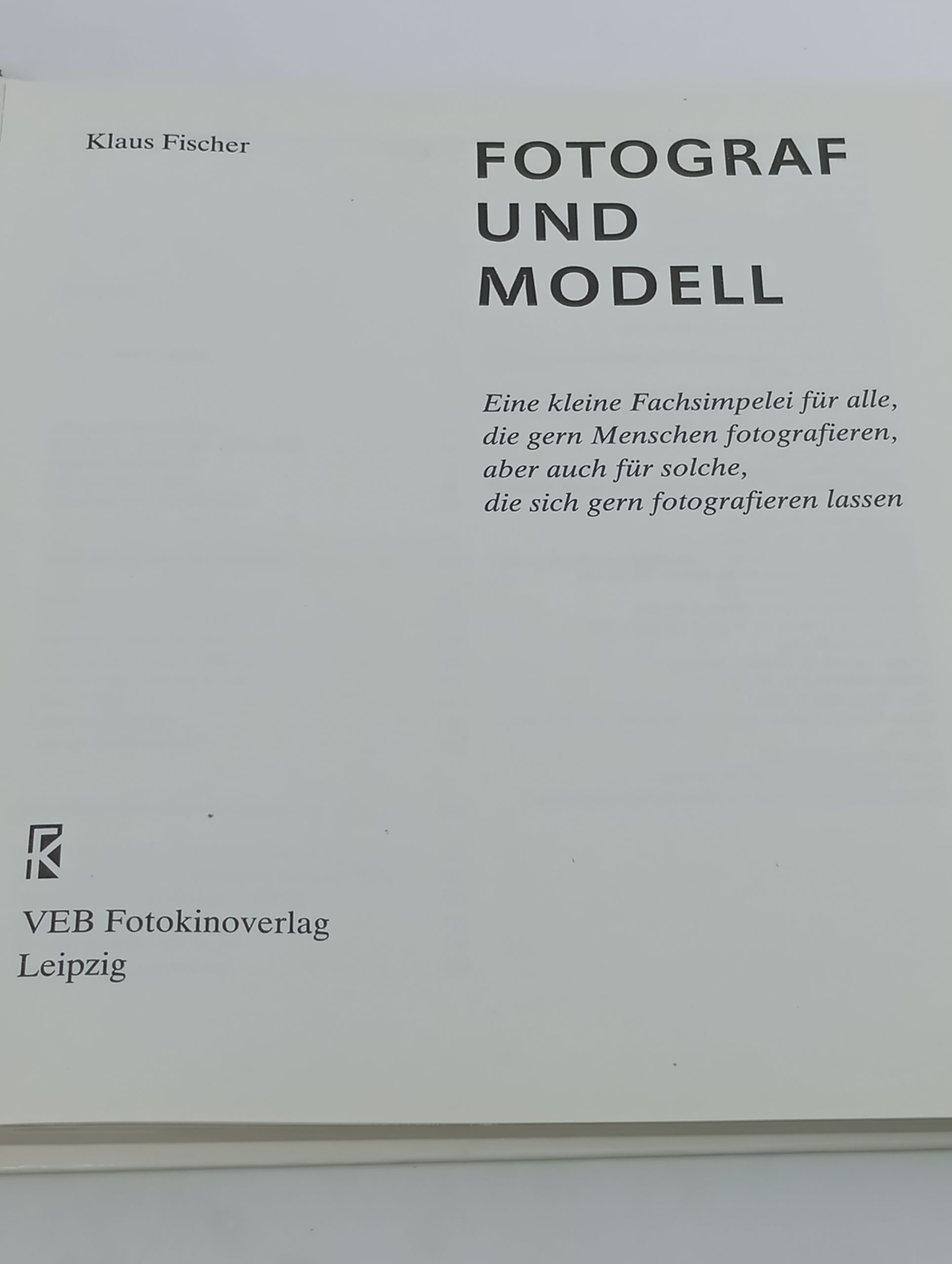 Fotograf und Modell