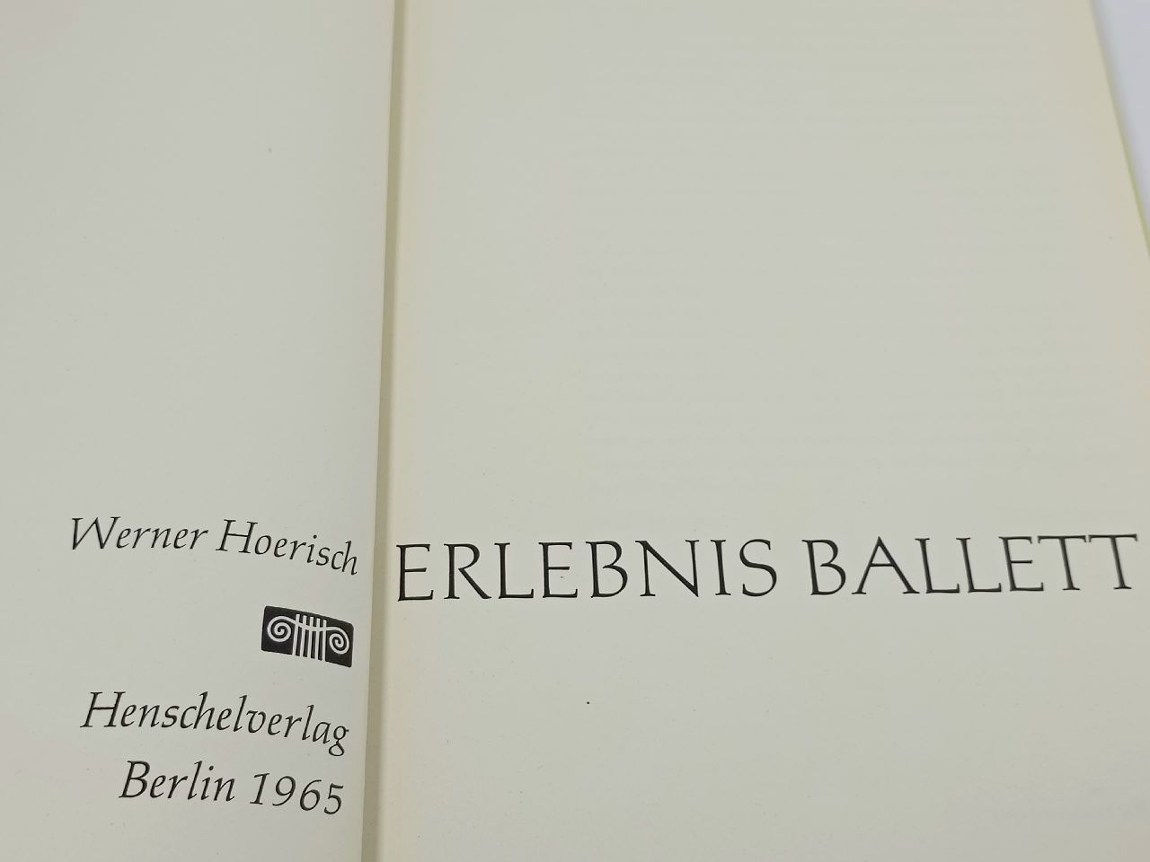 Erlebnis Ballett