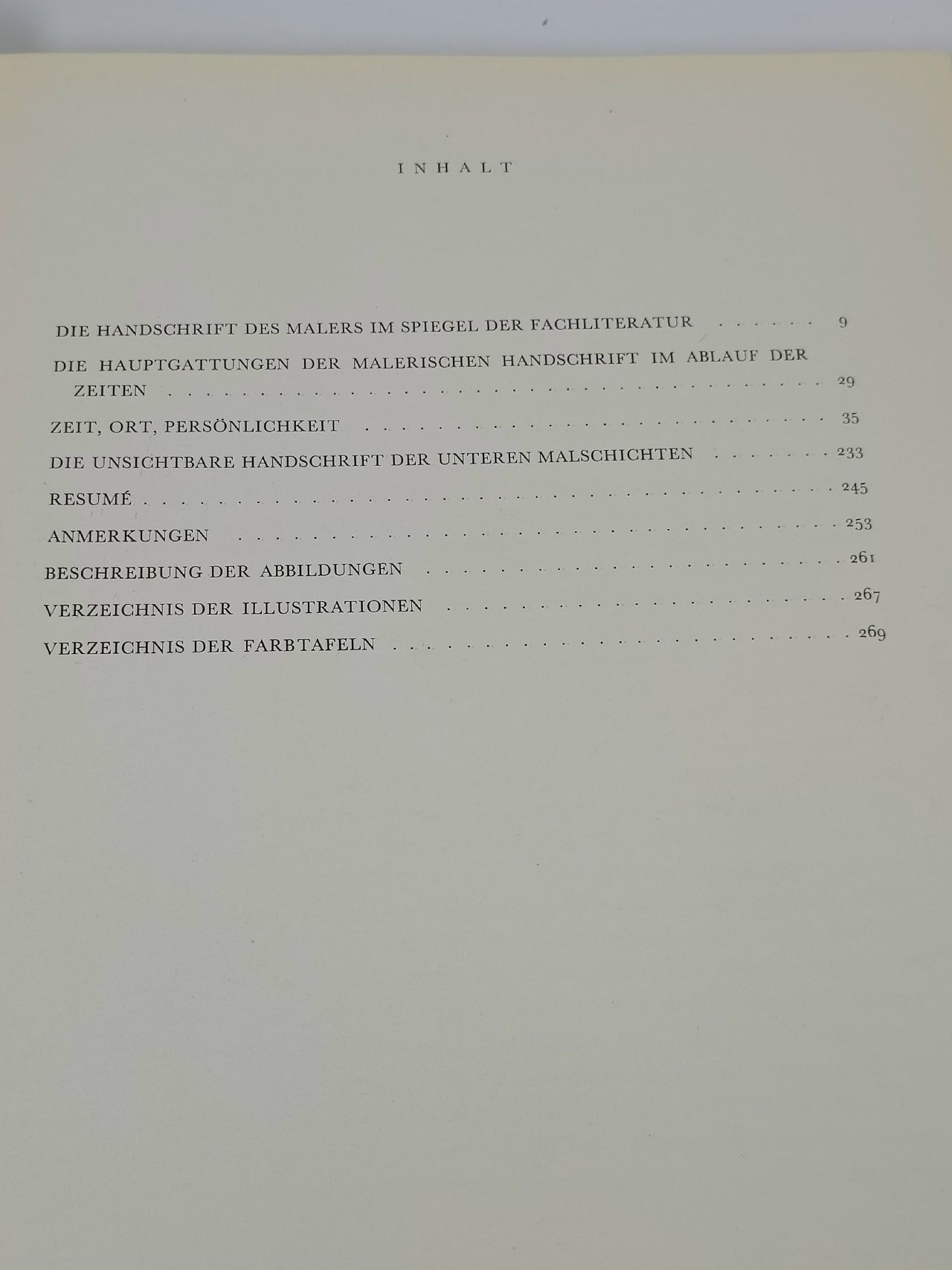 Die Handschrift des Malers Volavka Vojtech
