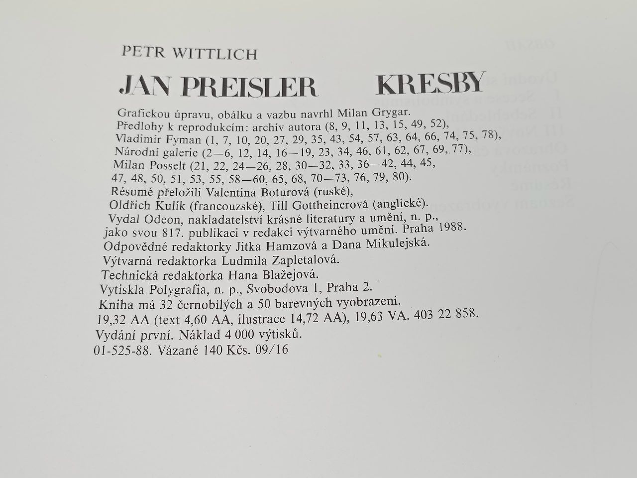 Jan Preisler Kresby