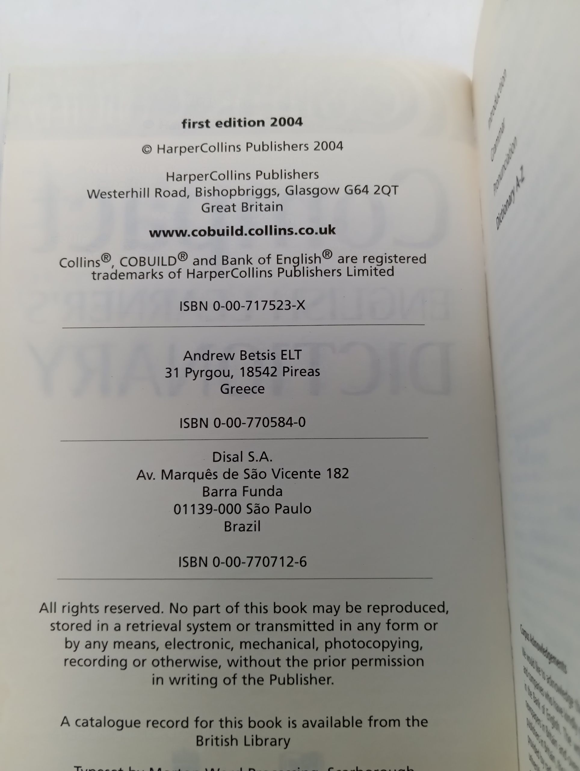 Collins COBUILD Compact English Learner's Dictionary