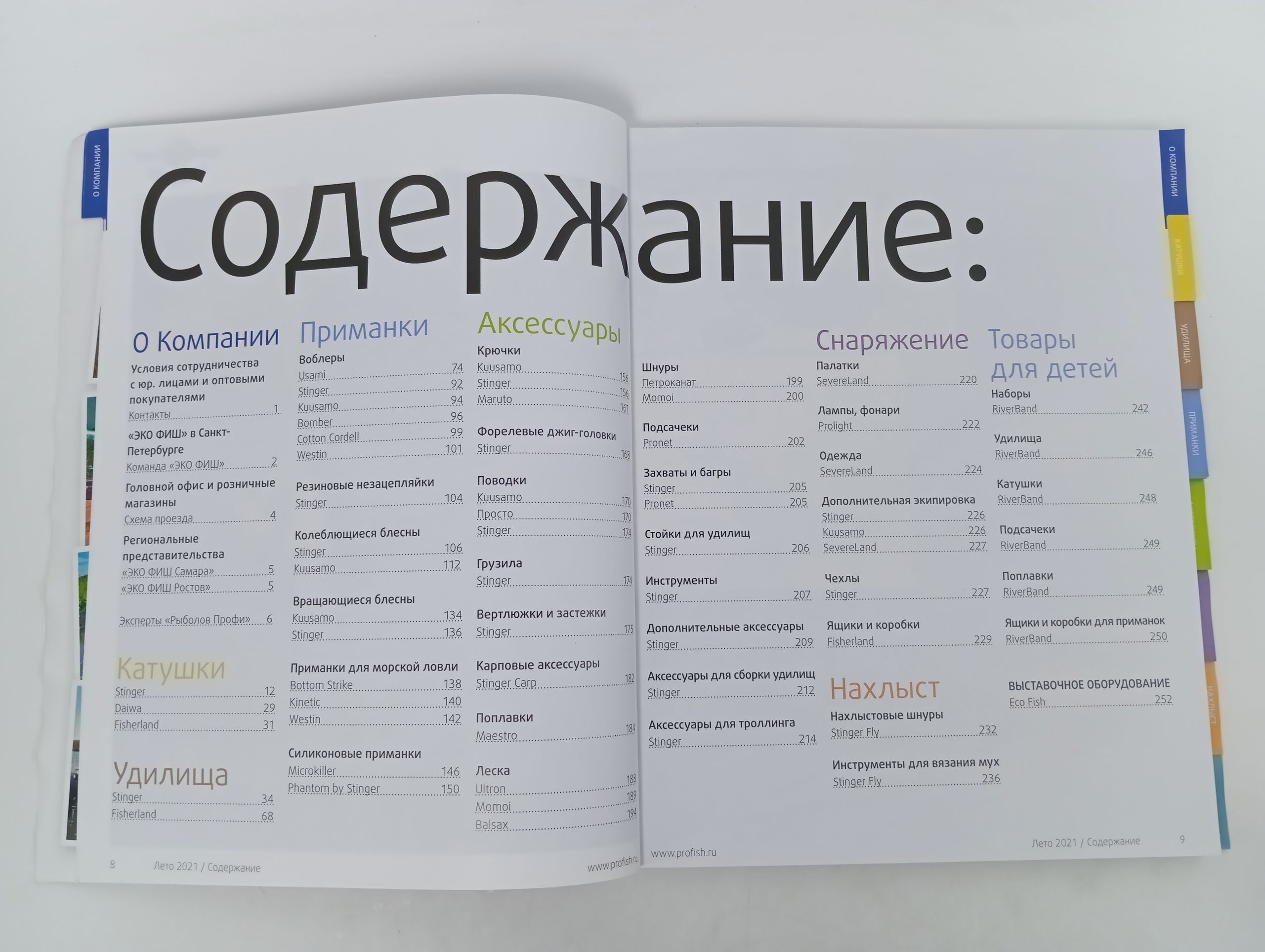 Для рыбалки мало страсти - нужны снасти! Лето 2021. Информационный каталог
