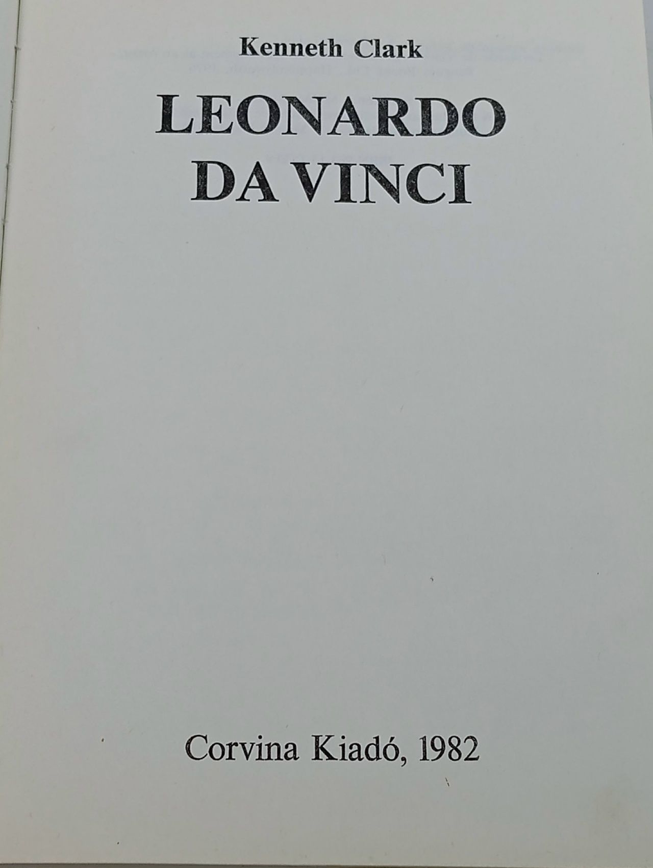 Leonardo Da Vinci Кларк Кеннет