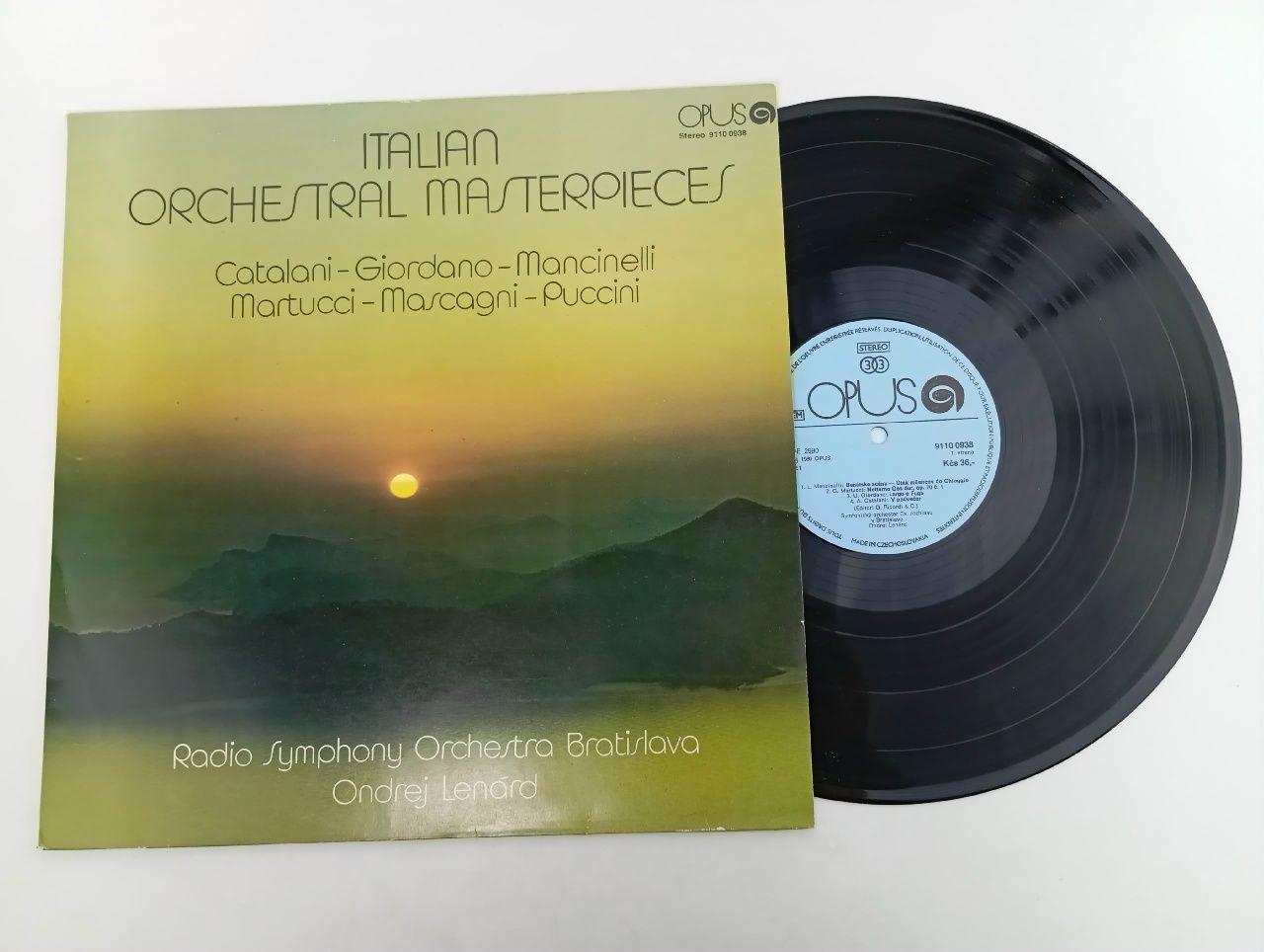 Обложка: Italian Orchestral Masterpieces. Виниловая пластинка