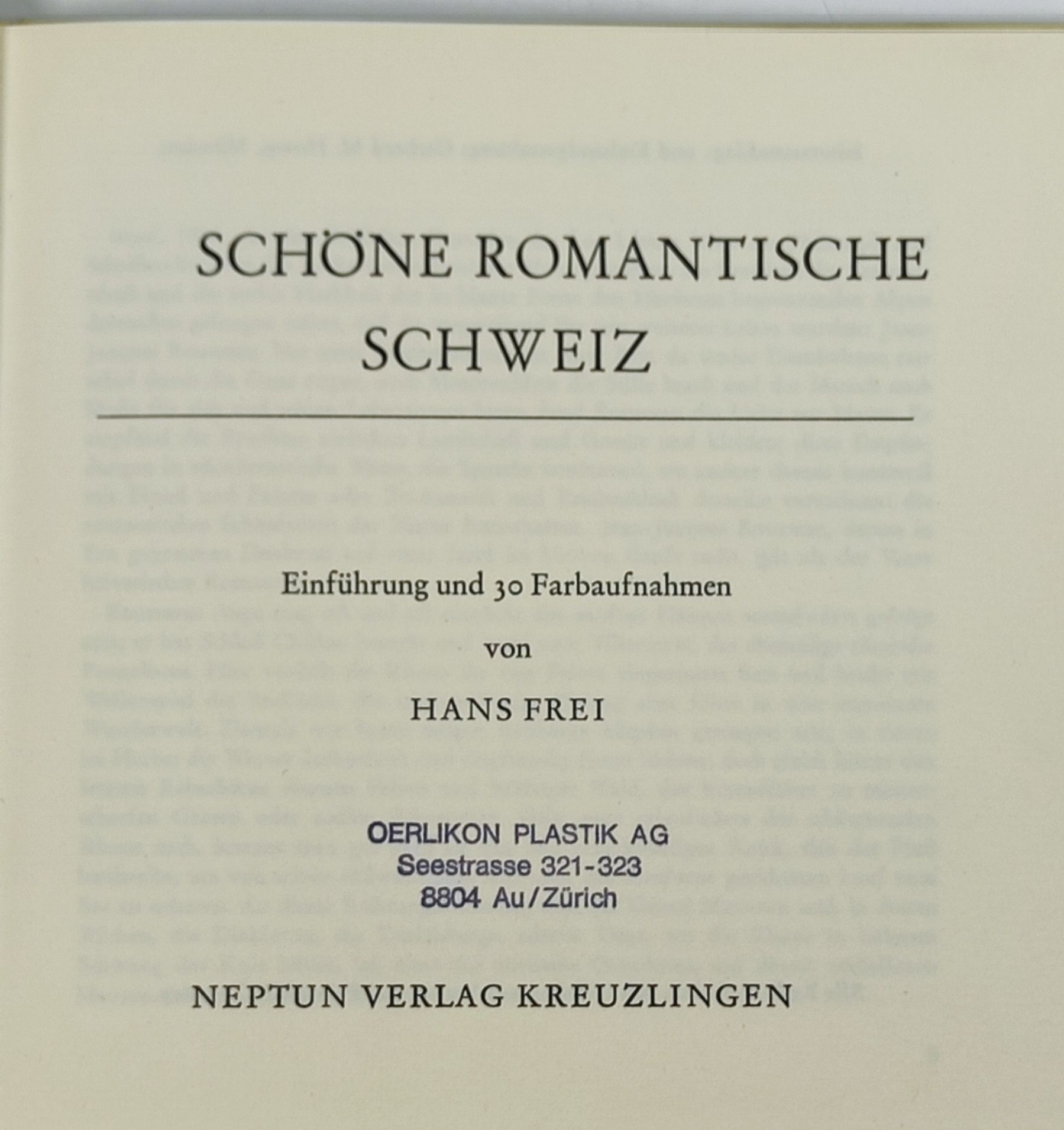 Schоne romantische Schweiz