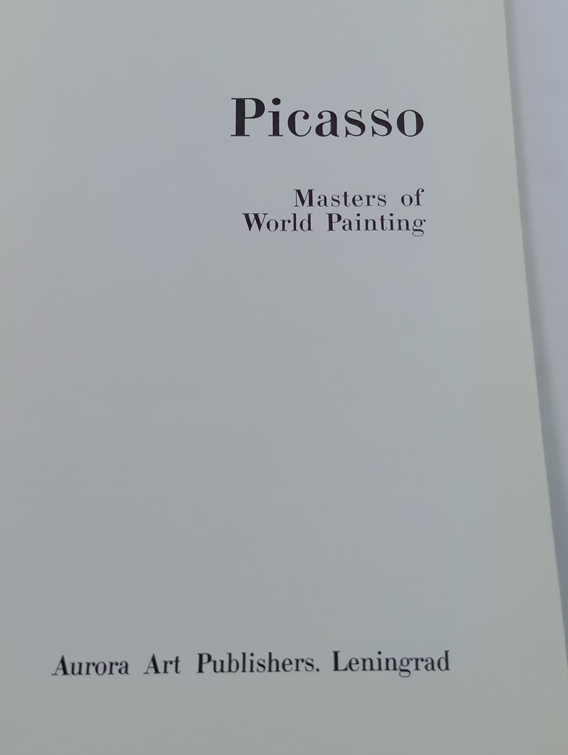 Picasso. Masters of World Painting