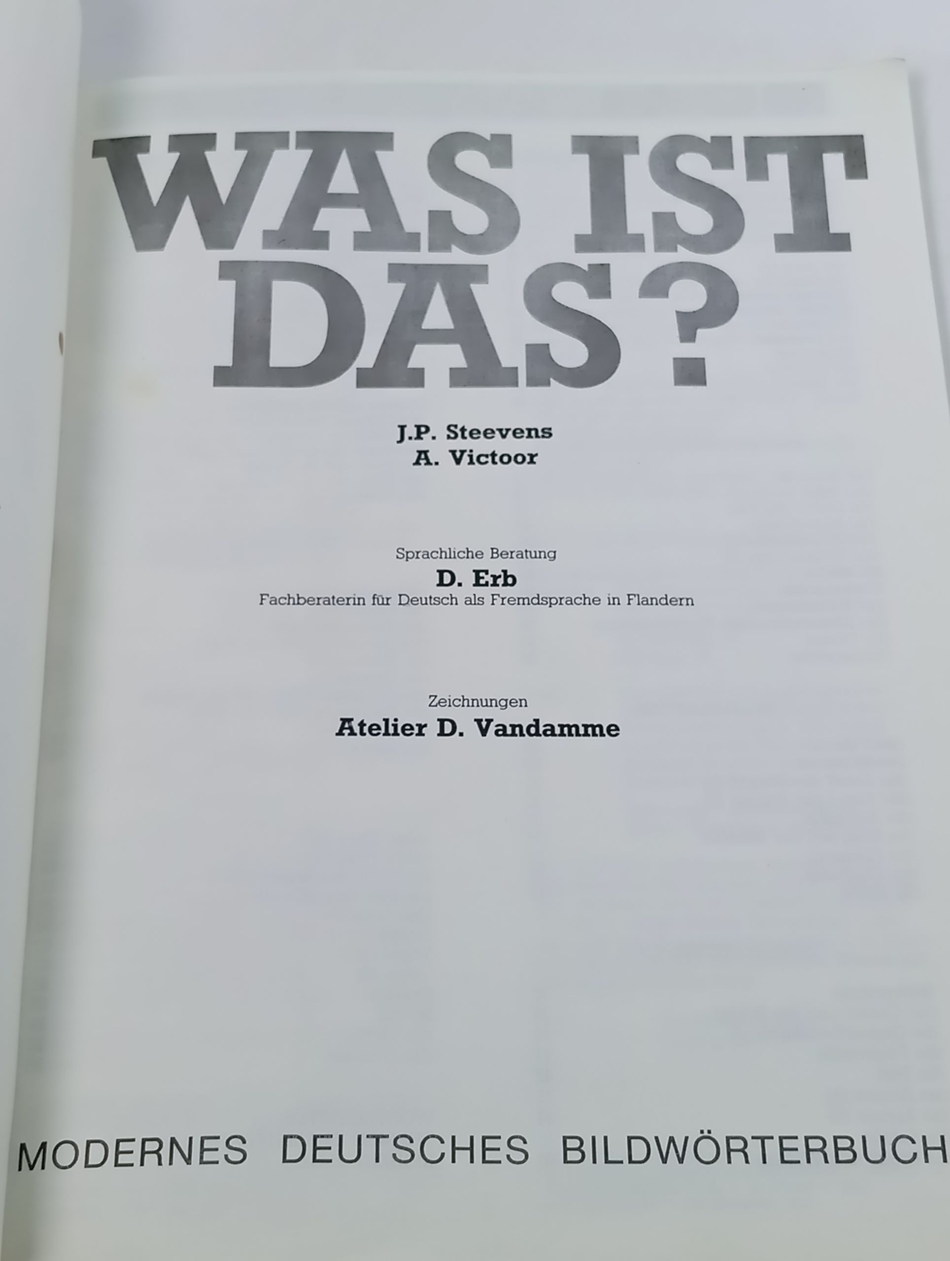 Was ist das? Modernes Deutsches Bildwоrterbuch