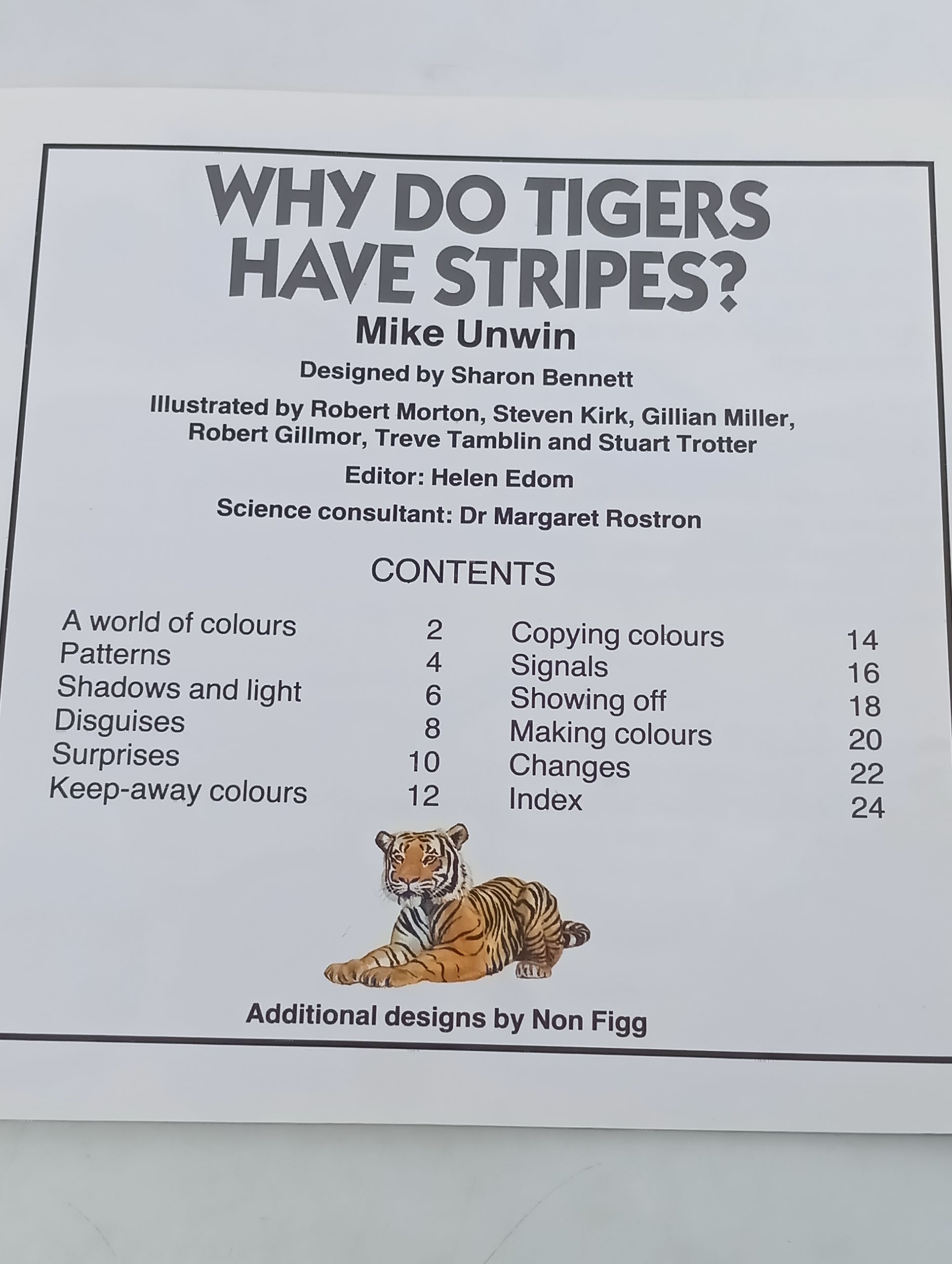 Why Do Tigers Have Stripes?