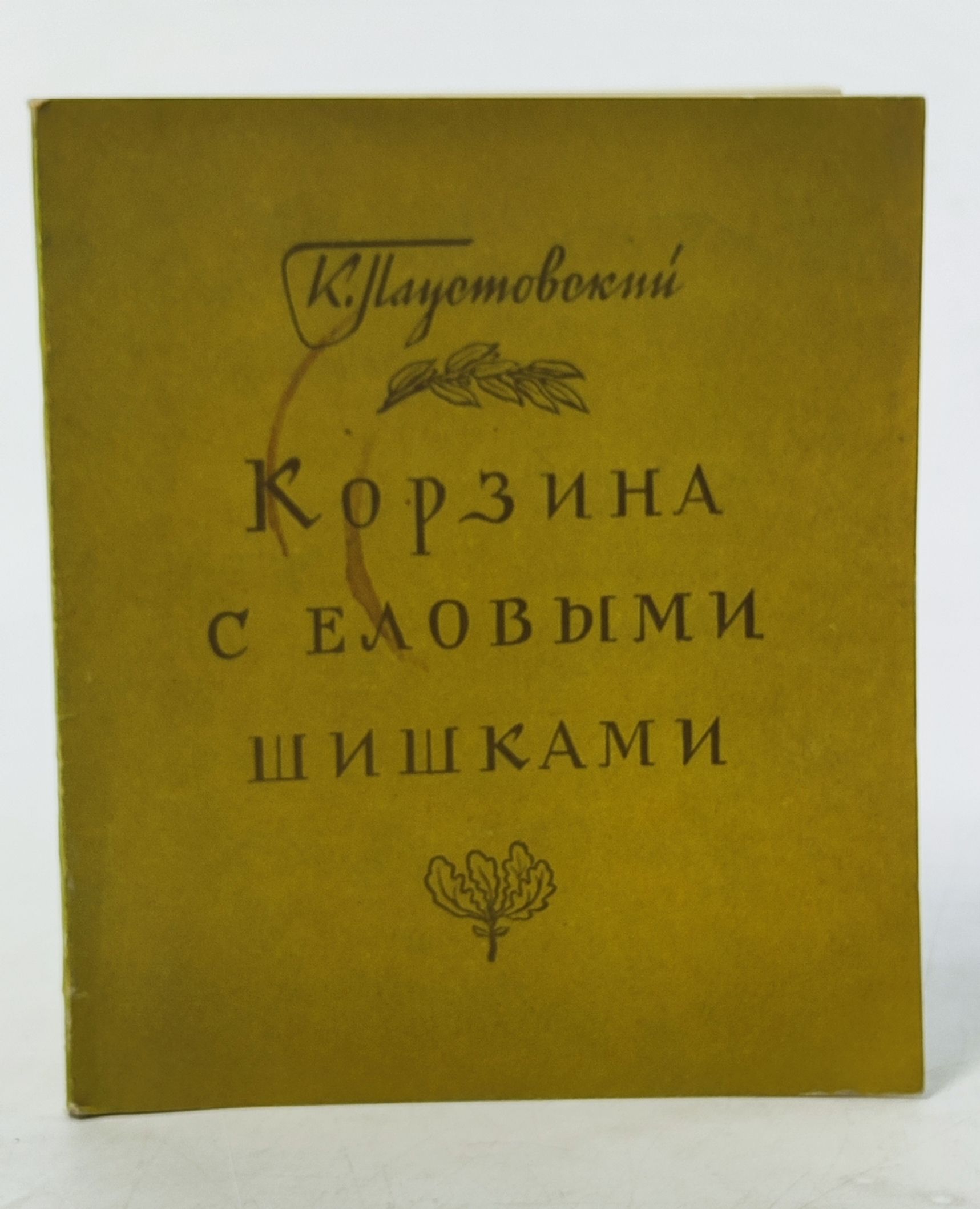 Обложка: Корзина с еловыми шишками