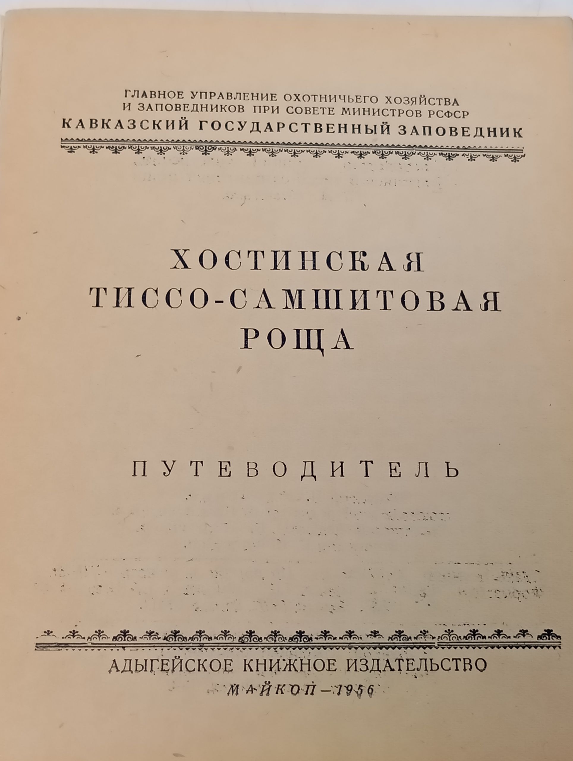 Хостинская тиссо-самшитовая роща. Путеводитель