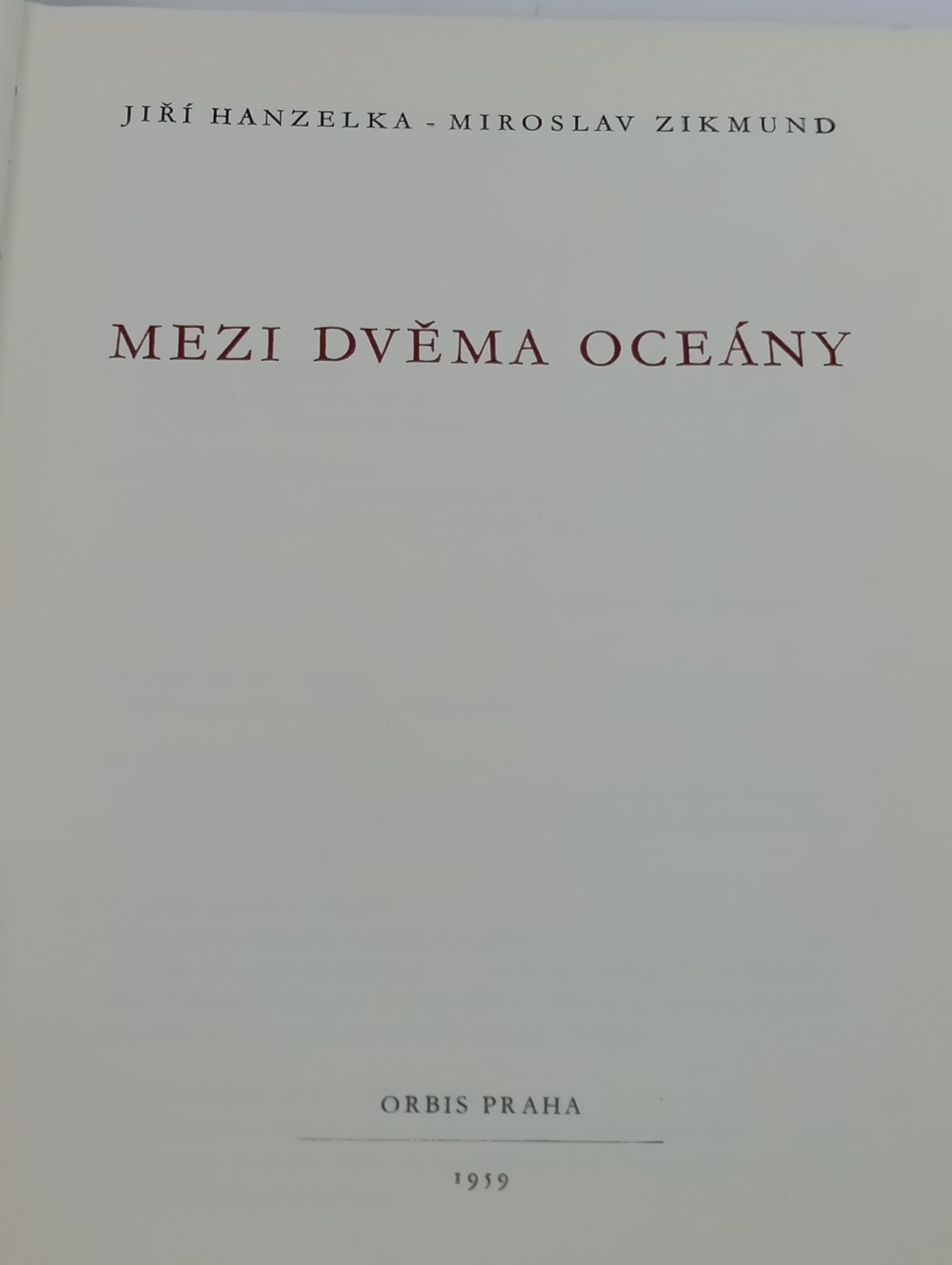 Mezi dvema oceany