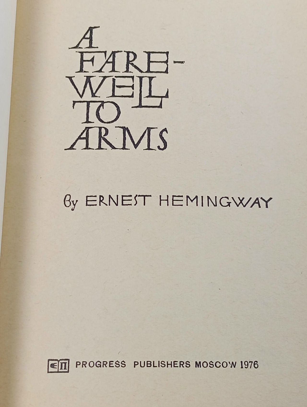 A Farewell to Arms